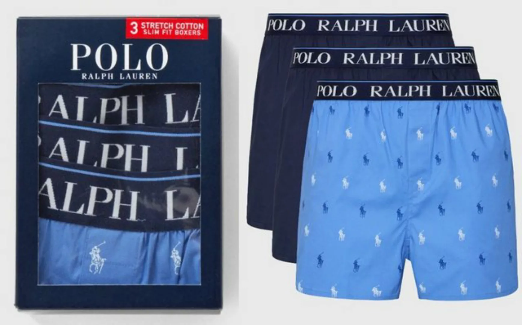 Ralph Lauren Shorts POLO RALPH LAUREN 3-Pack Boxers Trunk Boxershorts Short günstig online kaufen