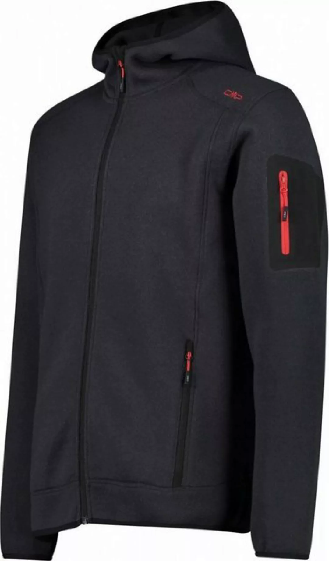 CMP Strickfleecejacke CMP Herren Strickfleecejacke ohne Kapuze 3H60747N günstig online kaufen