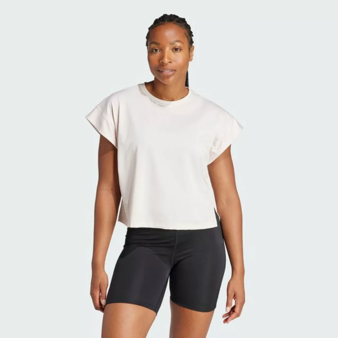 adidas Performance Crop-Top STUDIO T-SHIRT günstig online kaufen