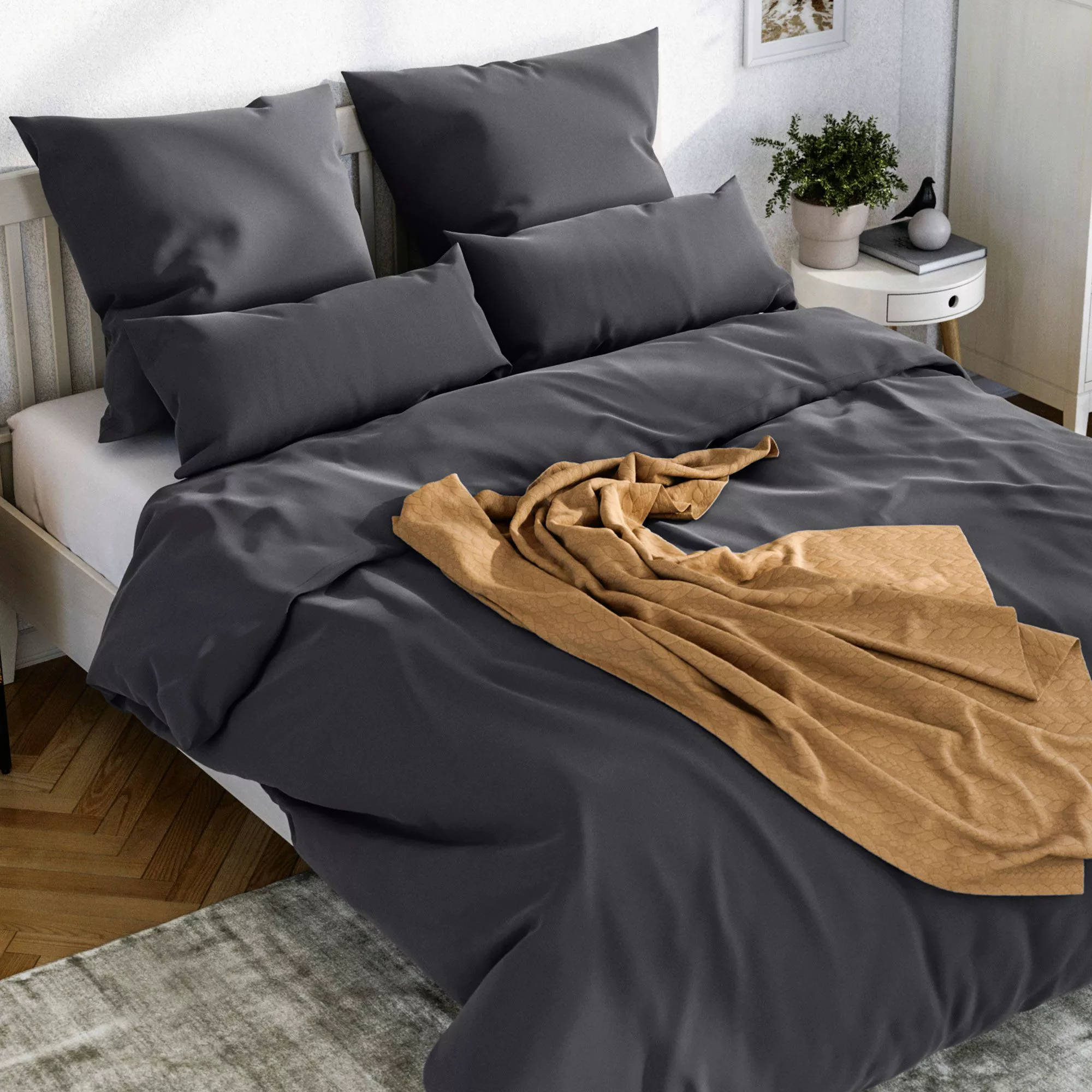 Wolkenfeld Bettwäsche Mako-Satin Baumwollsatin Sommerbettwäsche, Mako-Satin günstig online kaufen