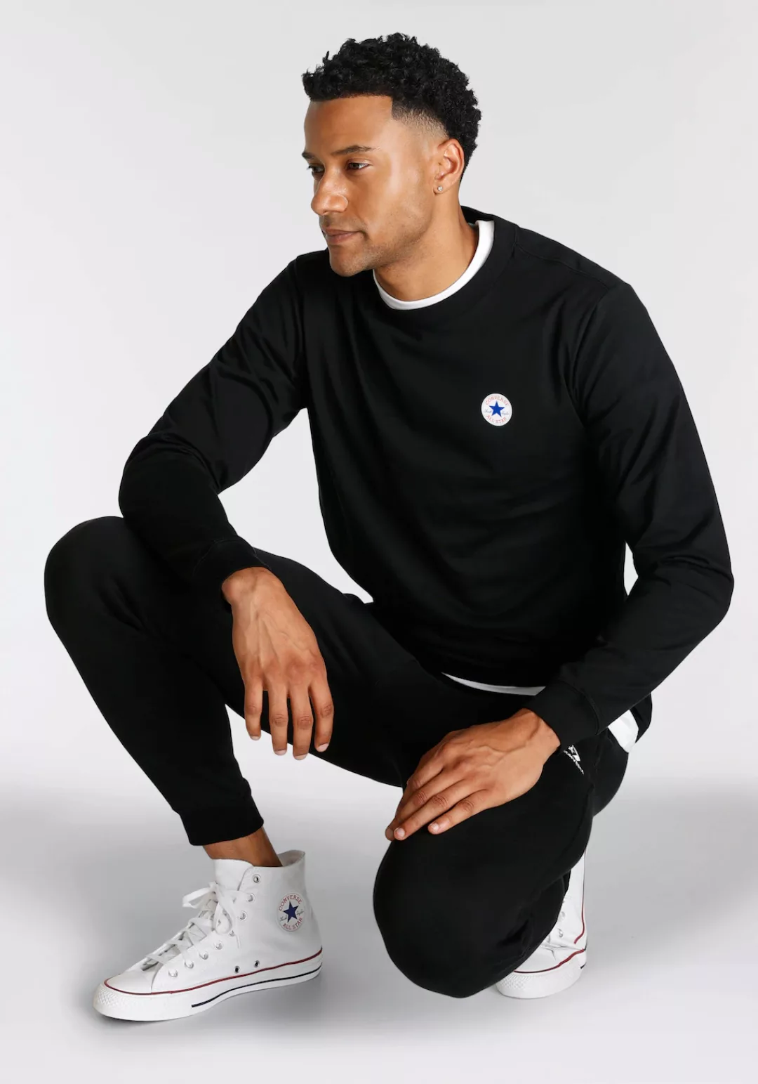 Converse Sweatshirt "STANDARD FIT CORE CHUCK PATCH CREW" günstig online kaufen