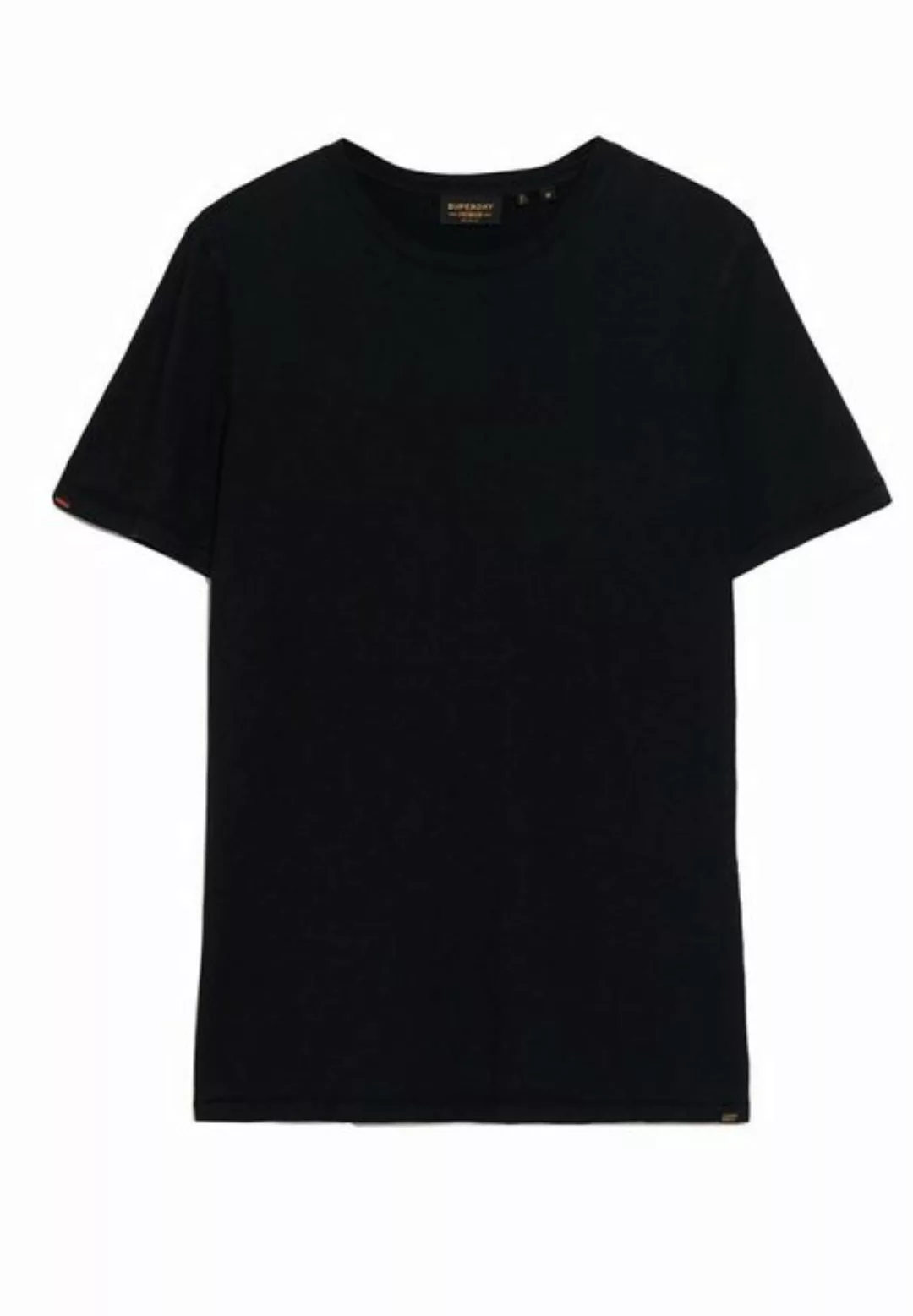 Superdry T-Shirt Superdry Herren T-Shirt CREW NECK SLUB SS Black günstig online kaufen