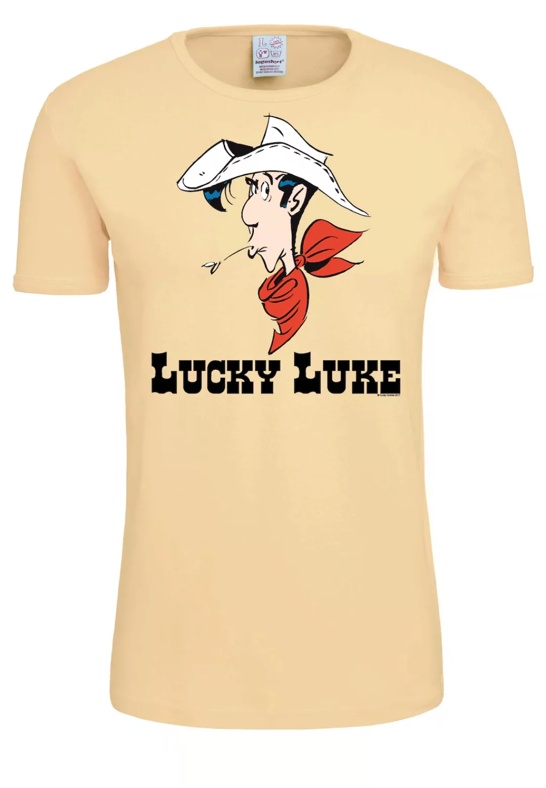 LOGOSHIRT T-Shirt "Lucky Luke Portrait", mit Lucky Luke-Print günstig online kaufen