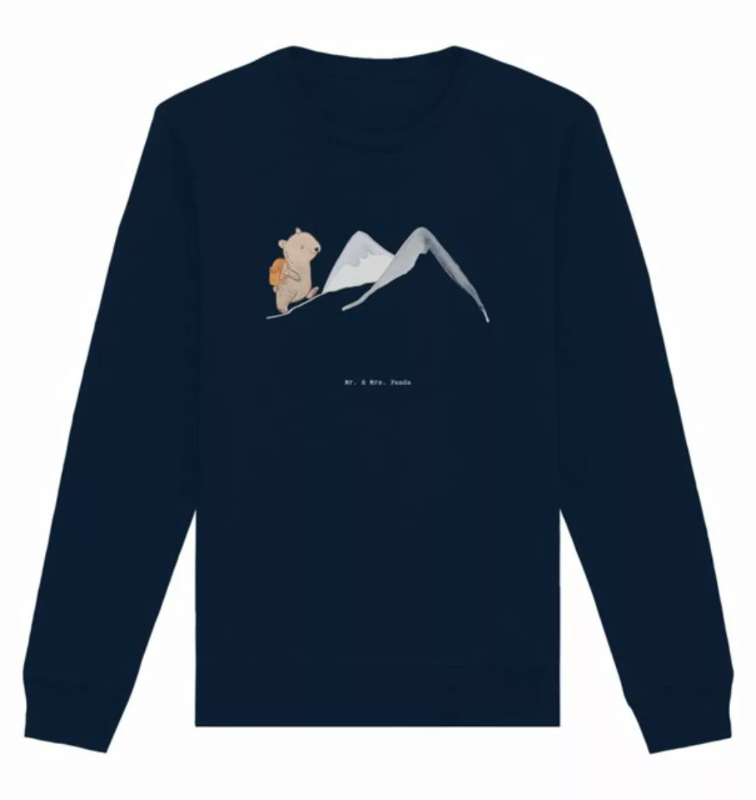 Mr. & Mrs. Panda Longpullover Größe S Bär Bergsteigen - French Navy - Gesch günstig online kaufen