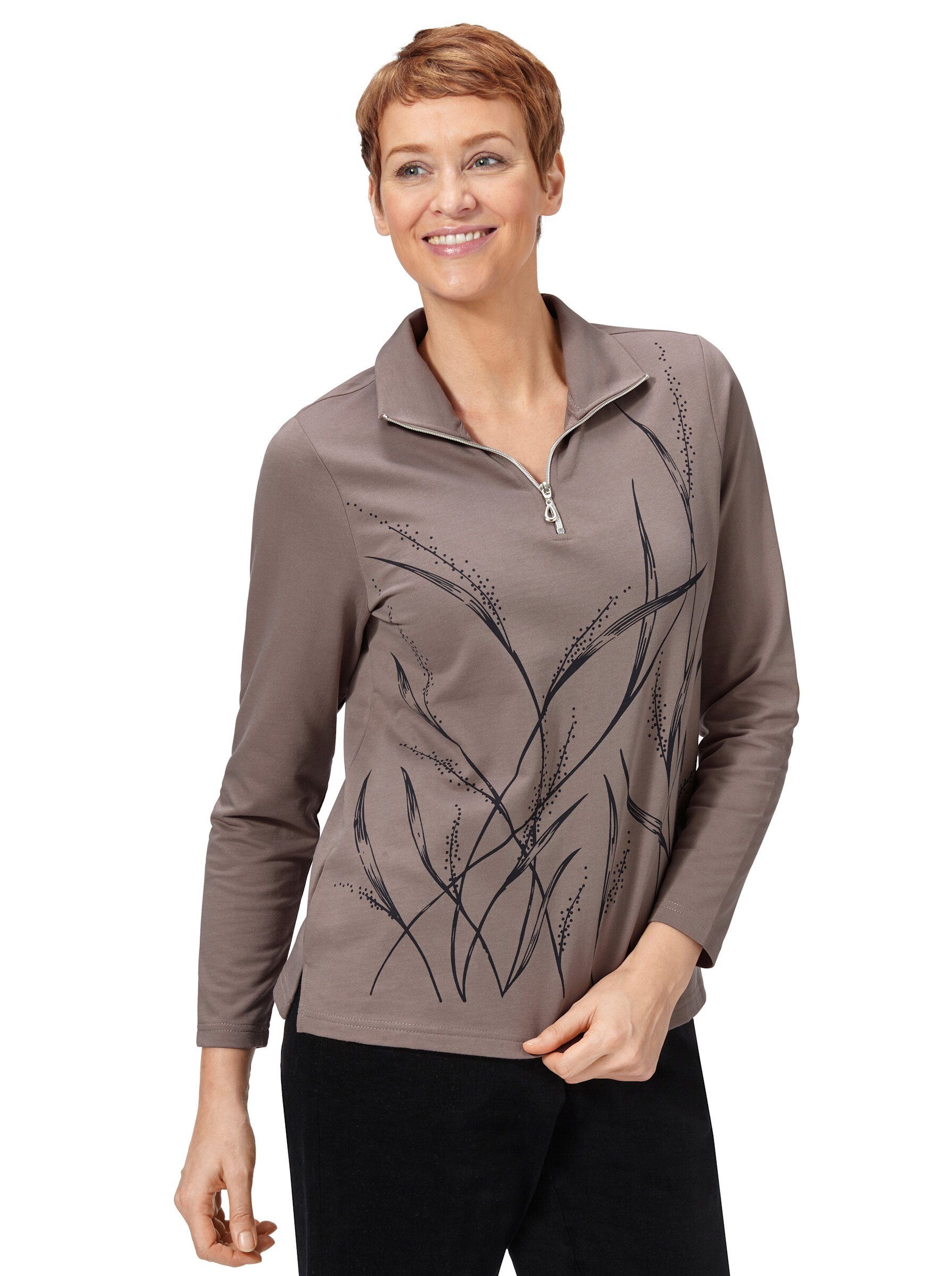 Classic Basics Langarm-Poloshirt "Winter-Shirt", (1 tlg.) günstig online kaufen