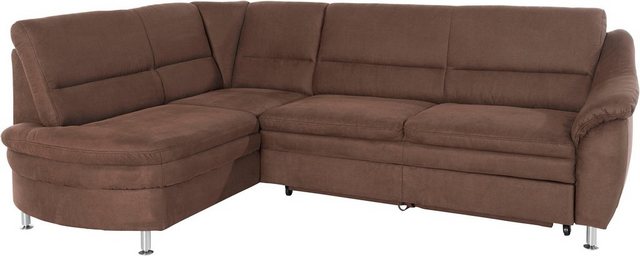 Places of Style Ecksofa Cardoso L-Form, Federkern, wahlweise mit Bett, Schu günstig online kaufen