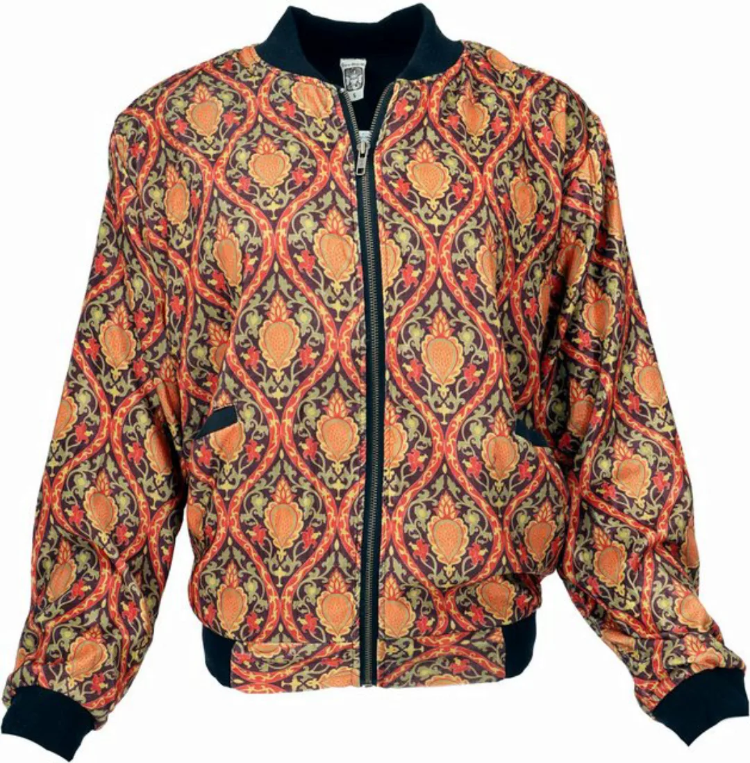 Guru-Shop Langjacke Boho Style Bomberjacke, Samtjacke -.. günstig online kaufen