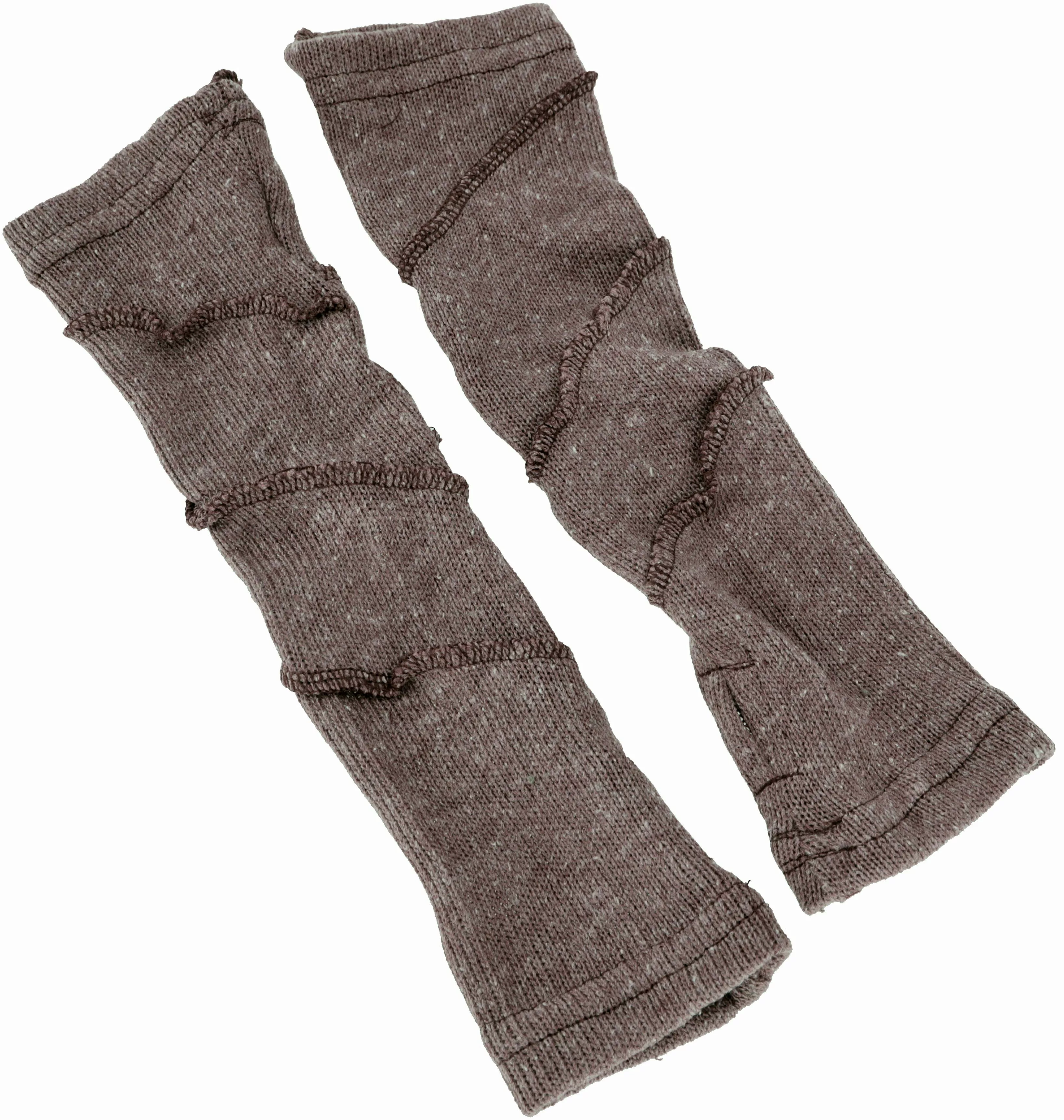 Guru-Shop Strickhandschuhe Baumwoll-Feinstrick Handstulpen, Pulswärmer mit. günstig online kaufen