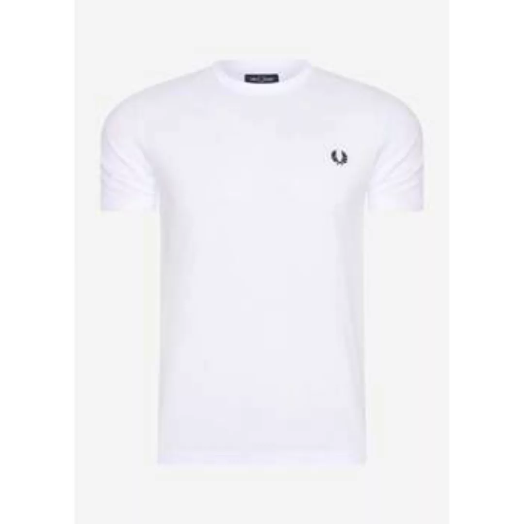 Fred Perry  T-Shirts & Poloshirts Ringer t-shirt - white günstig online kaufen