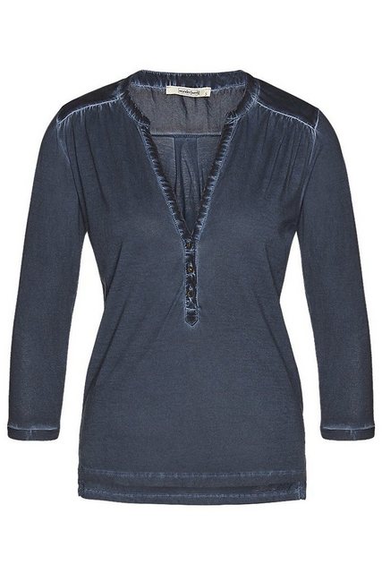 wunderwerk Kurzarmbluse Henley blouse 3/4 m.t. günstig online kaufen