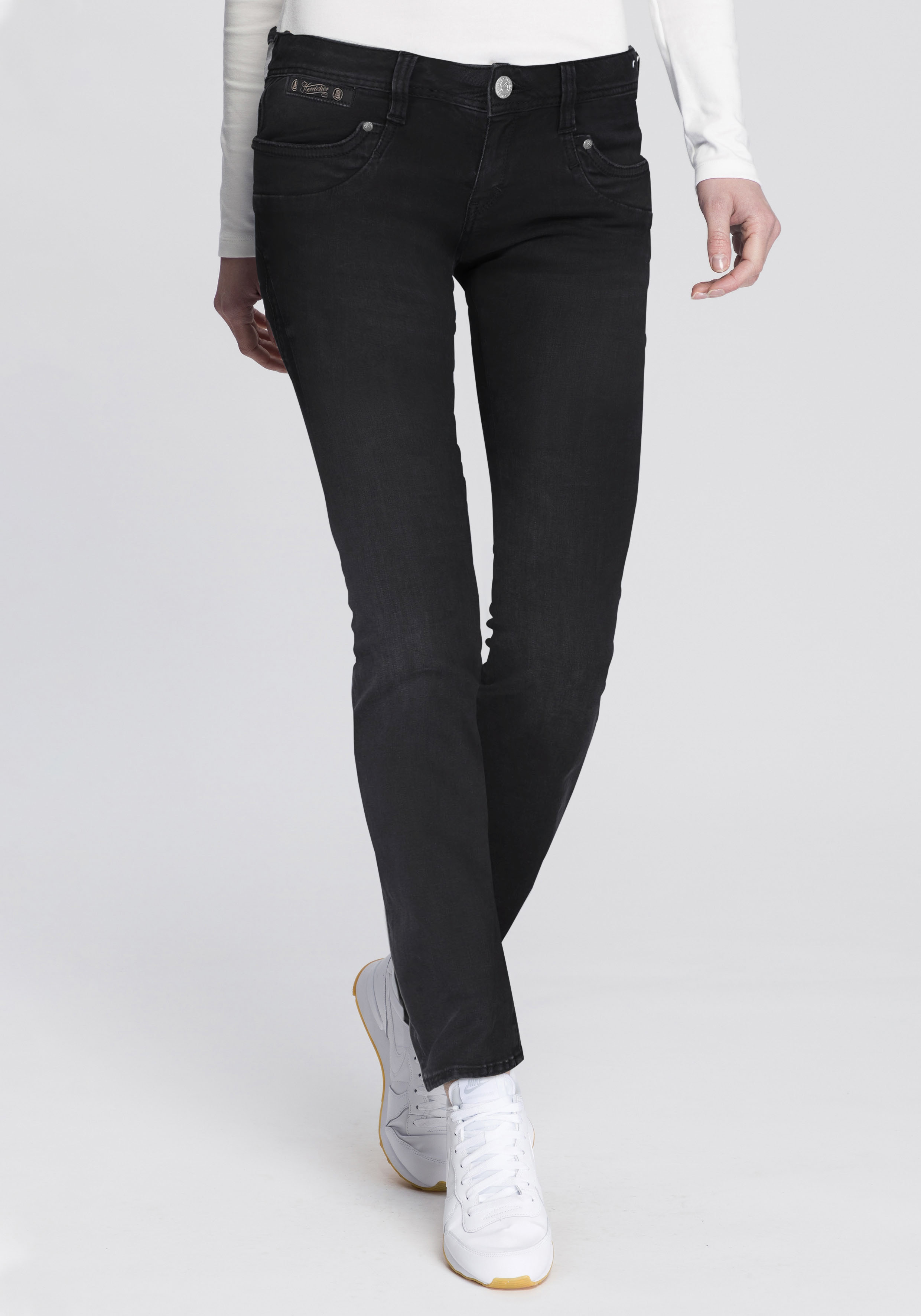 Herrlicher Röhrenjeans PIPER SLIM REUSED Low Waist mit ultimativem Tragekom günstig online kaufen