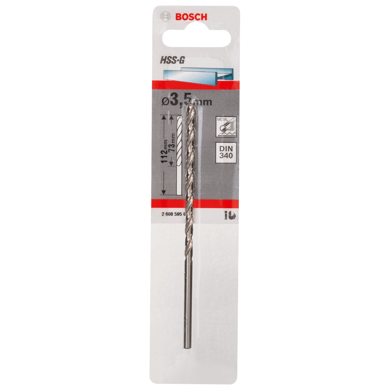 Bosch HSS-Metallbohrer DIN 340 35 mm x 73 mm x 112 mm günstig online kaufen