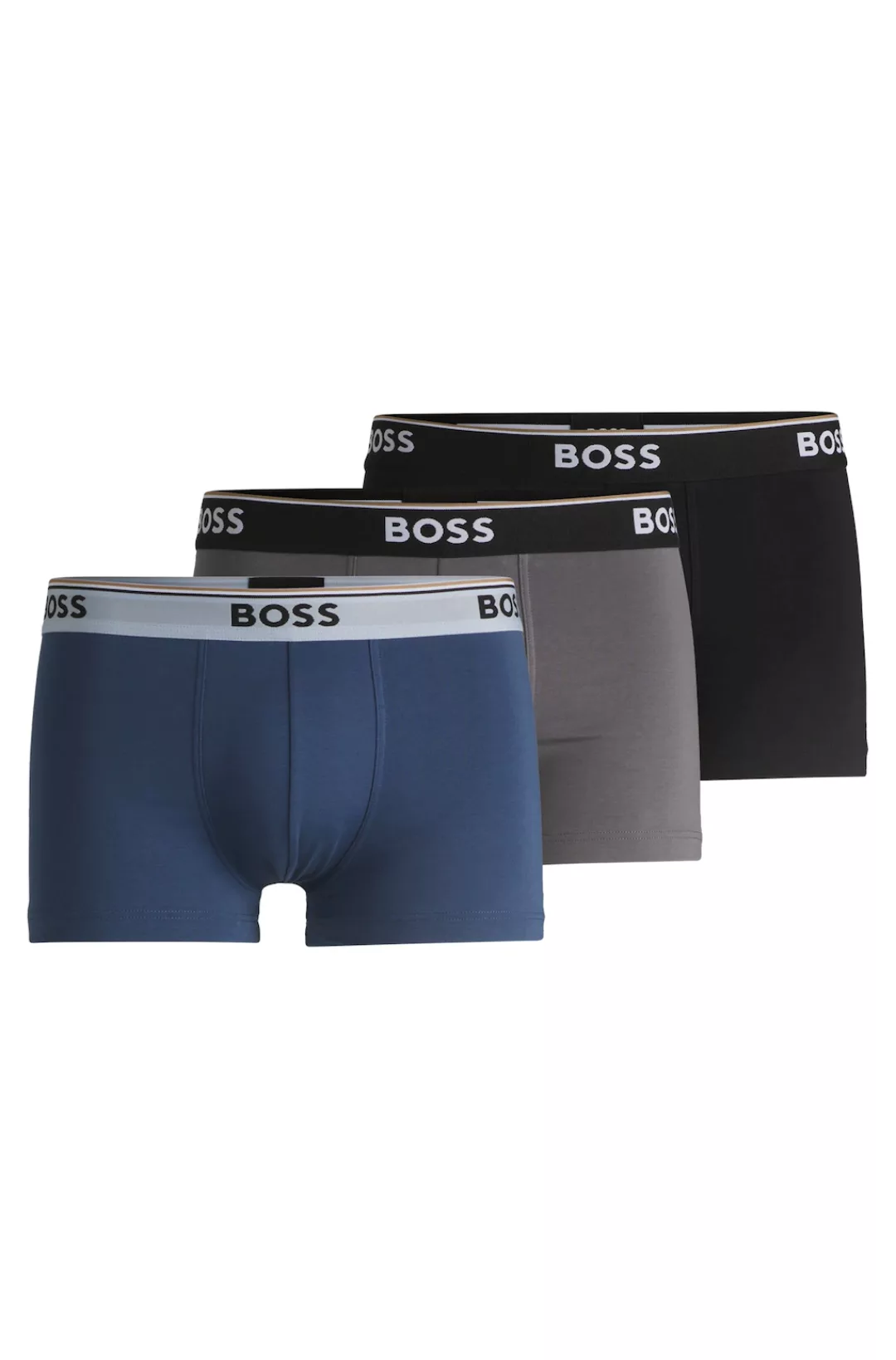 BOSS Trunk "3P Power", (Packung, 3 St.), mit BOSS Schriftzug auf dem Bund günstig online kaufen