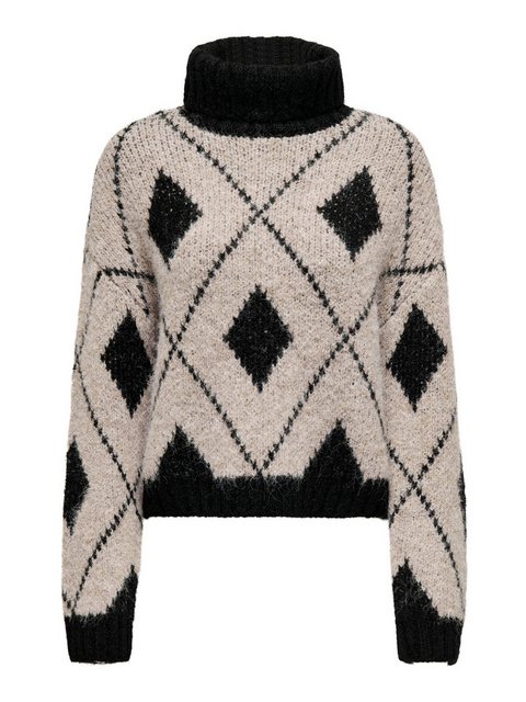 JACQUELINE de YONG Strickpullover Strickpullover Rollkragen Langarm Tiefe S günstig online kaufen