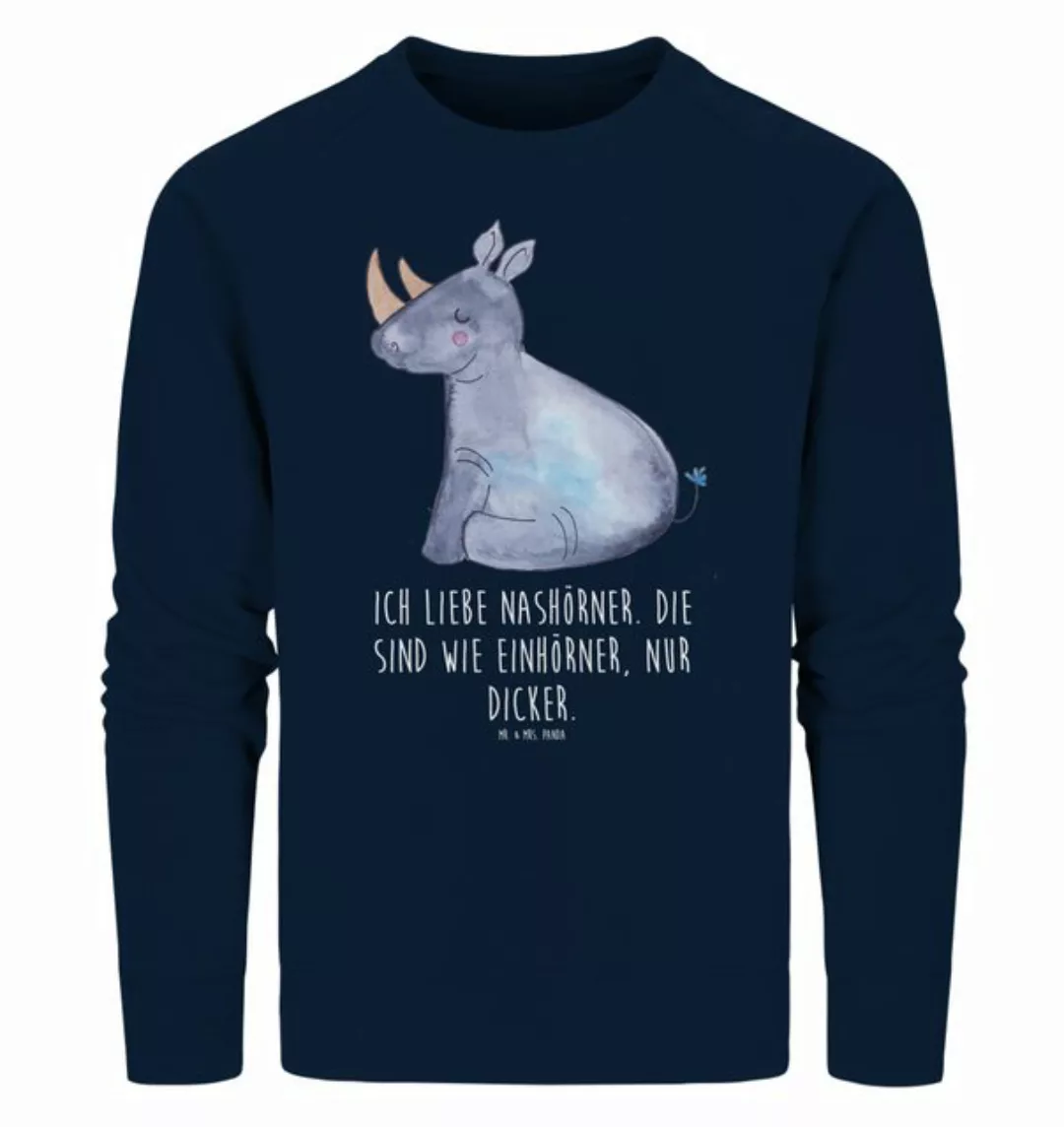 Mr. & Mrs. Panda Longpullover Größe L Einhorn Nashorn - French Navy - Gesch günstig online kaufen