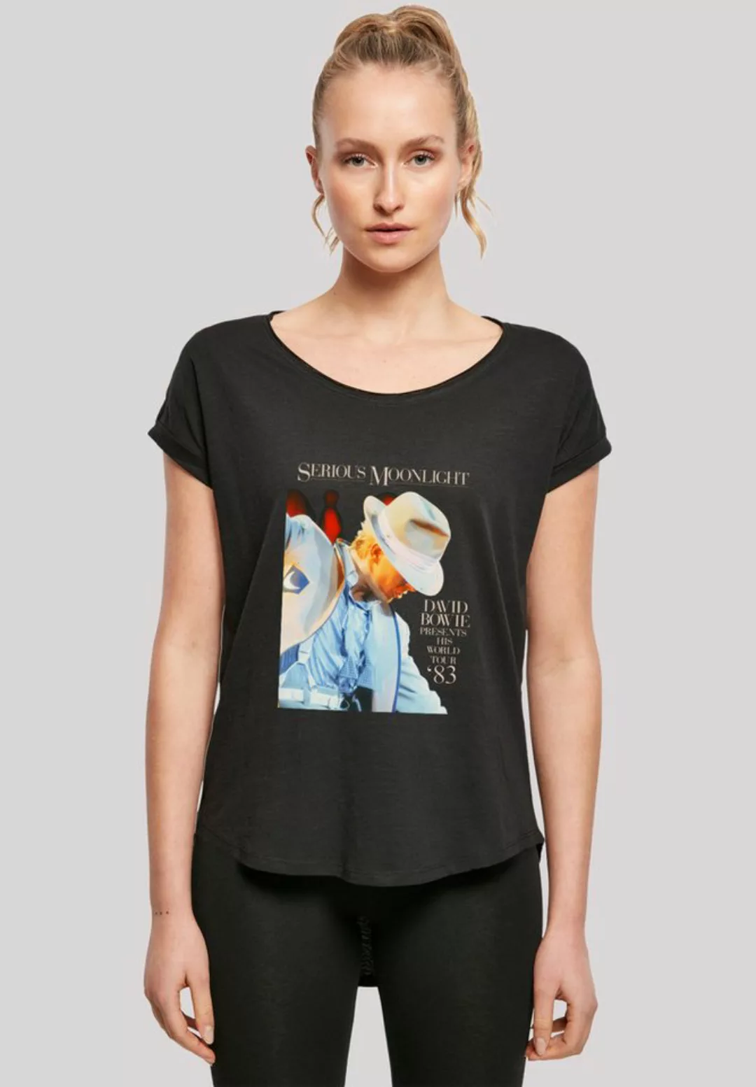 F4NT4STIC T-Shirt "David Bowie Serious Moonlight", Print günstig online kaufen