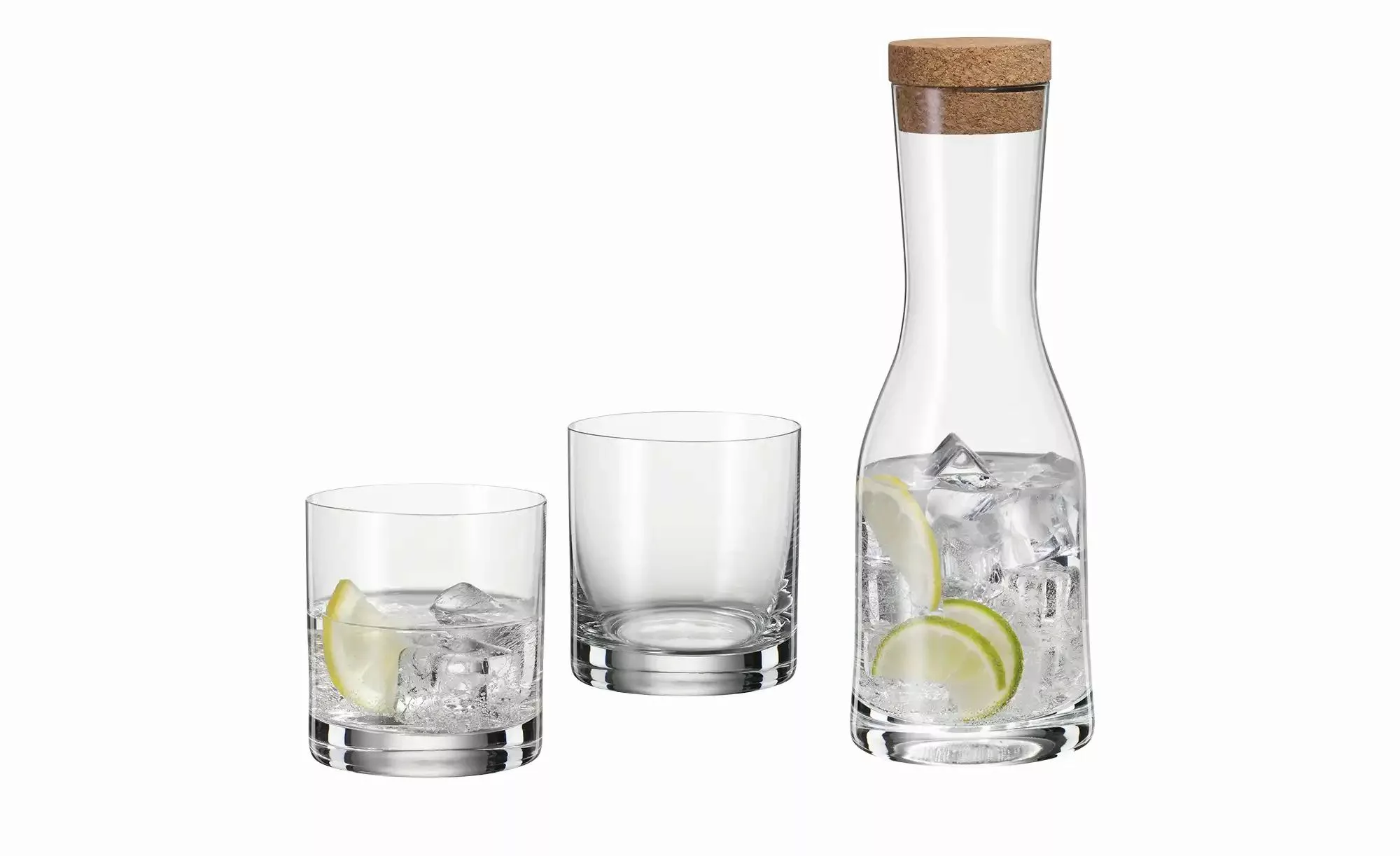 BOHEMIA Wasserset  Libera ¦ transparent/klar ¦ Glas Gläser & Karaffen - Höf günstig online kaufen