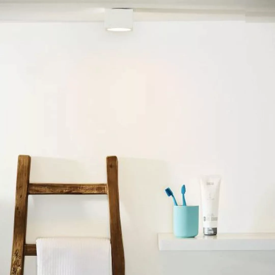Badezimmer Deckenleuchte in weiß, 90x90mm günstig online kaufen