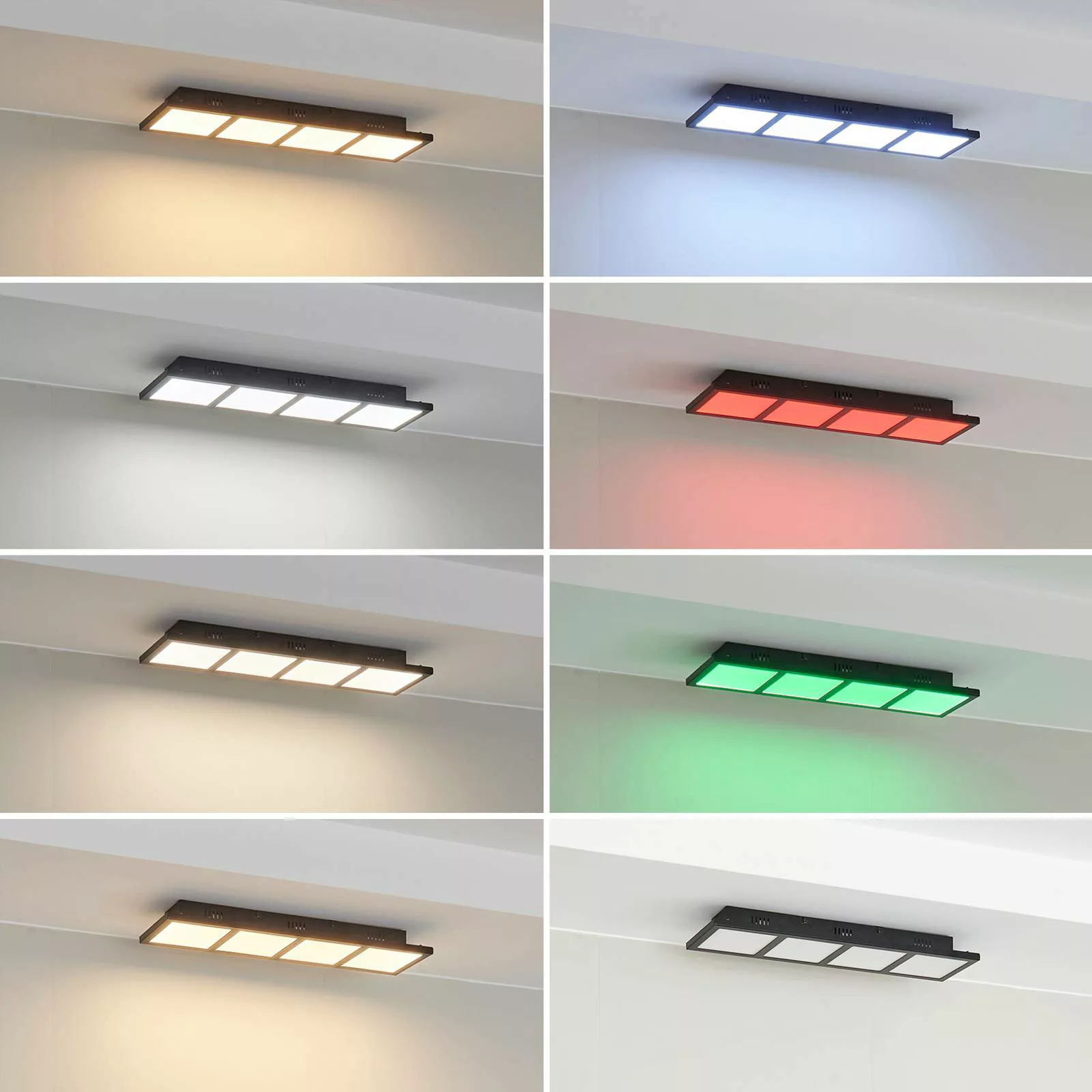 Lindby Raymie LED-Deckenleuchte Länge 56,6 cm RGBW günstig online kaufen