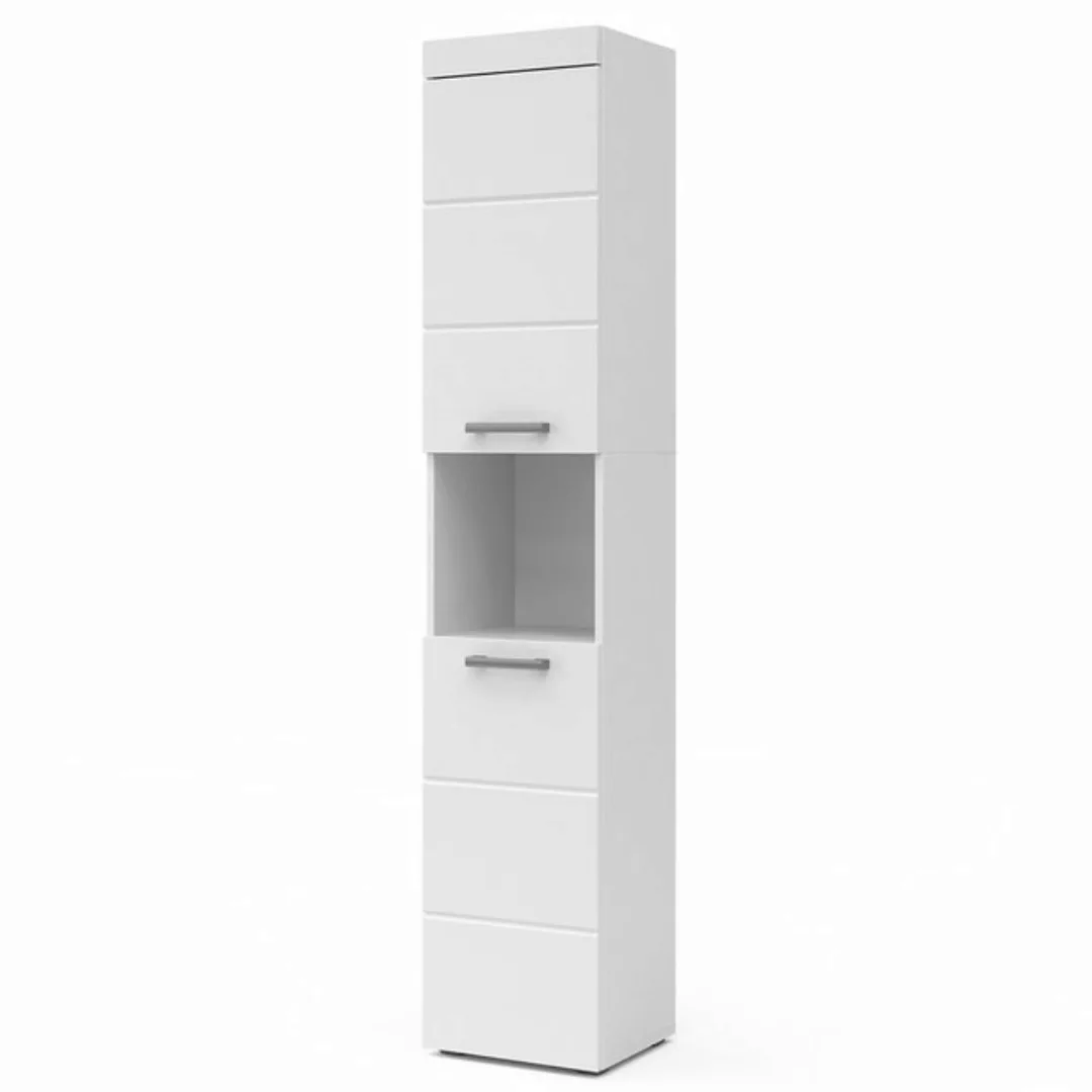 Vicco Hochschrank Luna, Weiß, 37 x 190 cm günstig online kaufen