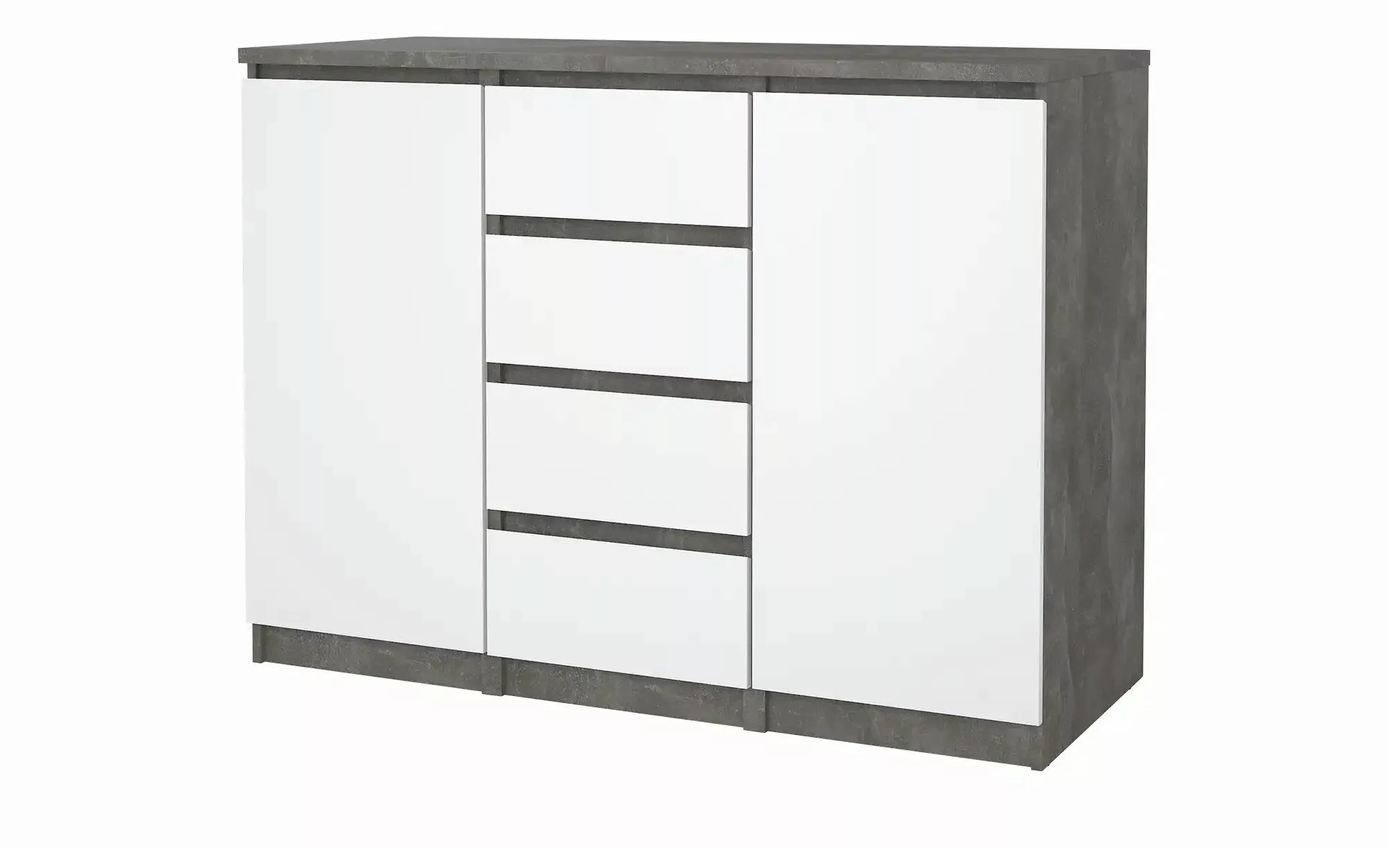 Sideboard  Nardo ¦ weiß ¦ Maße (cm): B: 120,8 H: 90,7 T: 50.0 Kommoden & Si günstig online kaufen