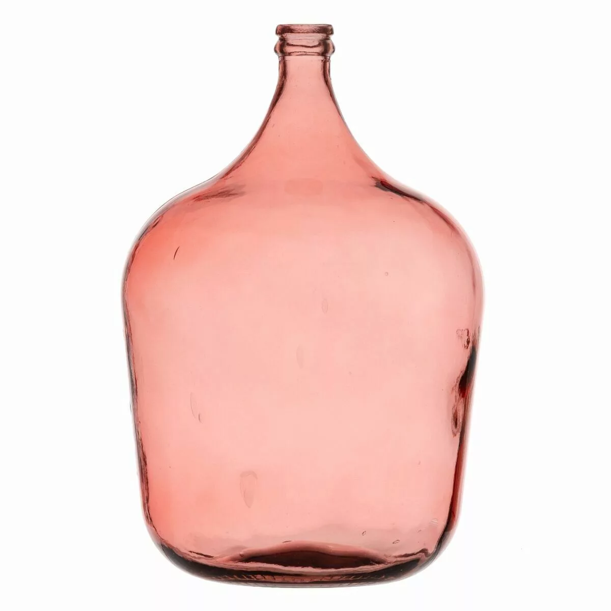 Dekorative Karaffe 36,5 X 36,5 X 56 Cm Rosa Recyceltes Glas günstig online kaufen