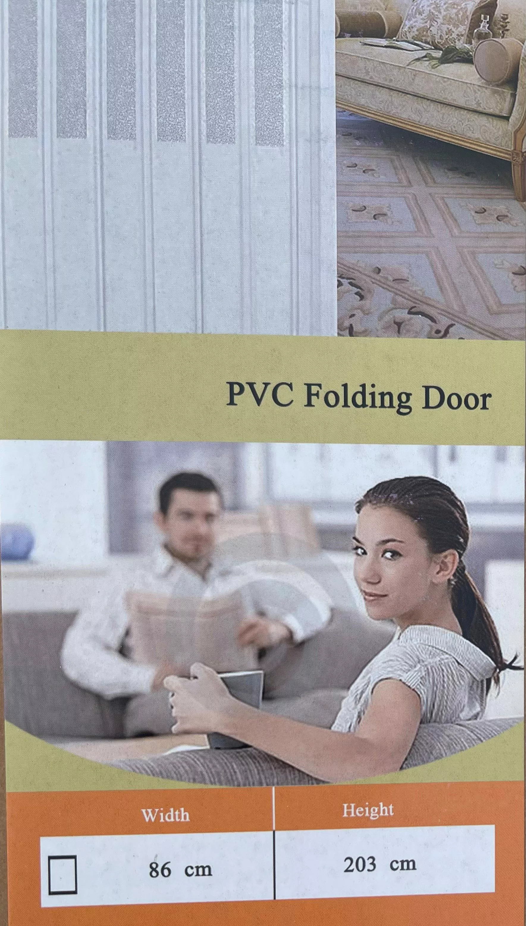 Casiloo® Falttür Falttür Kunststoff PVC Falttüre günstig online kaufen
