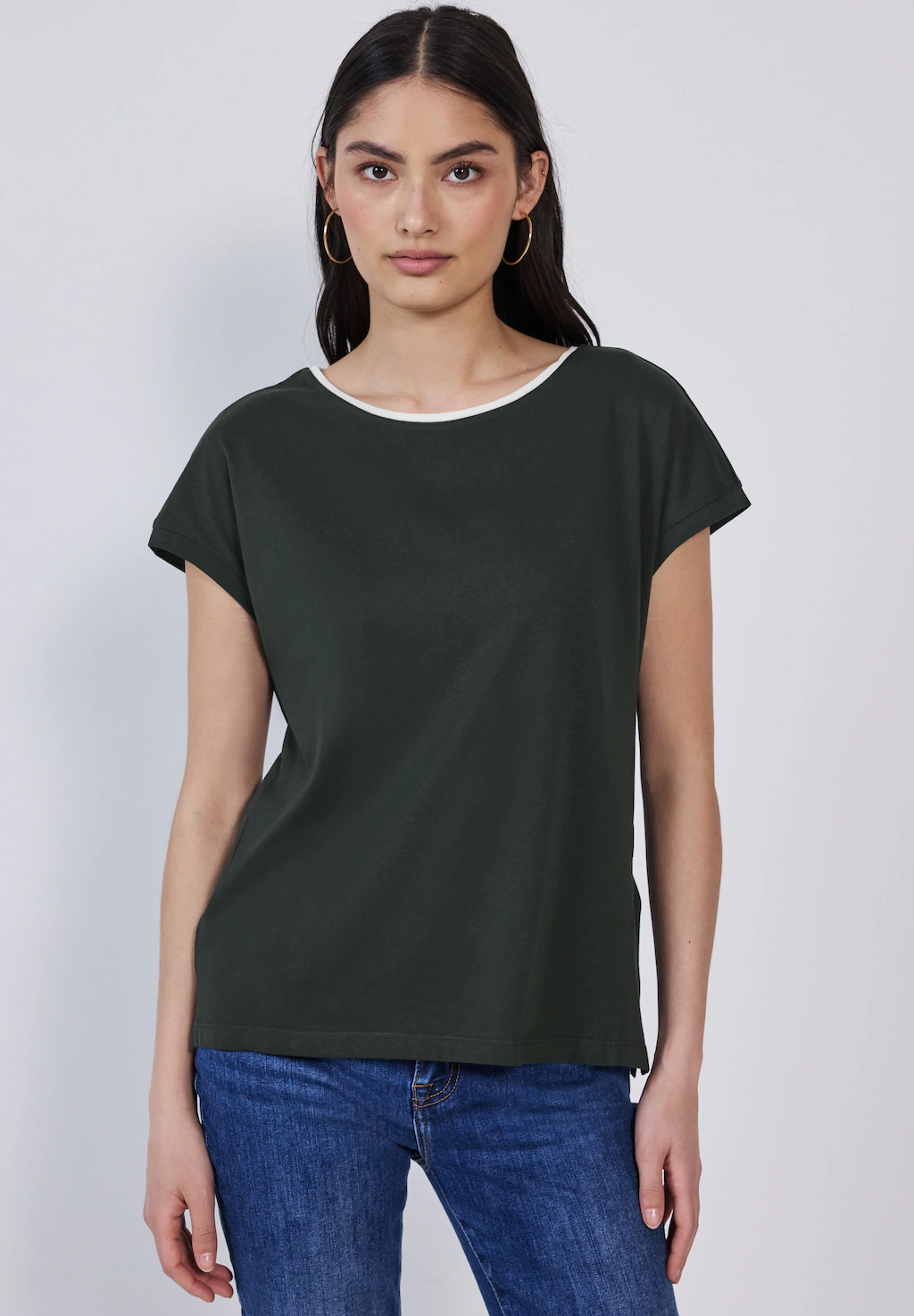 STREET ONE STUDIO T-Shirt, im soften Baumwoll-Mix günstig online kaufen