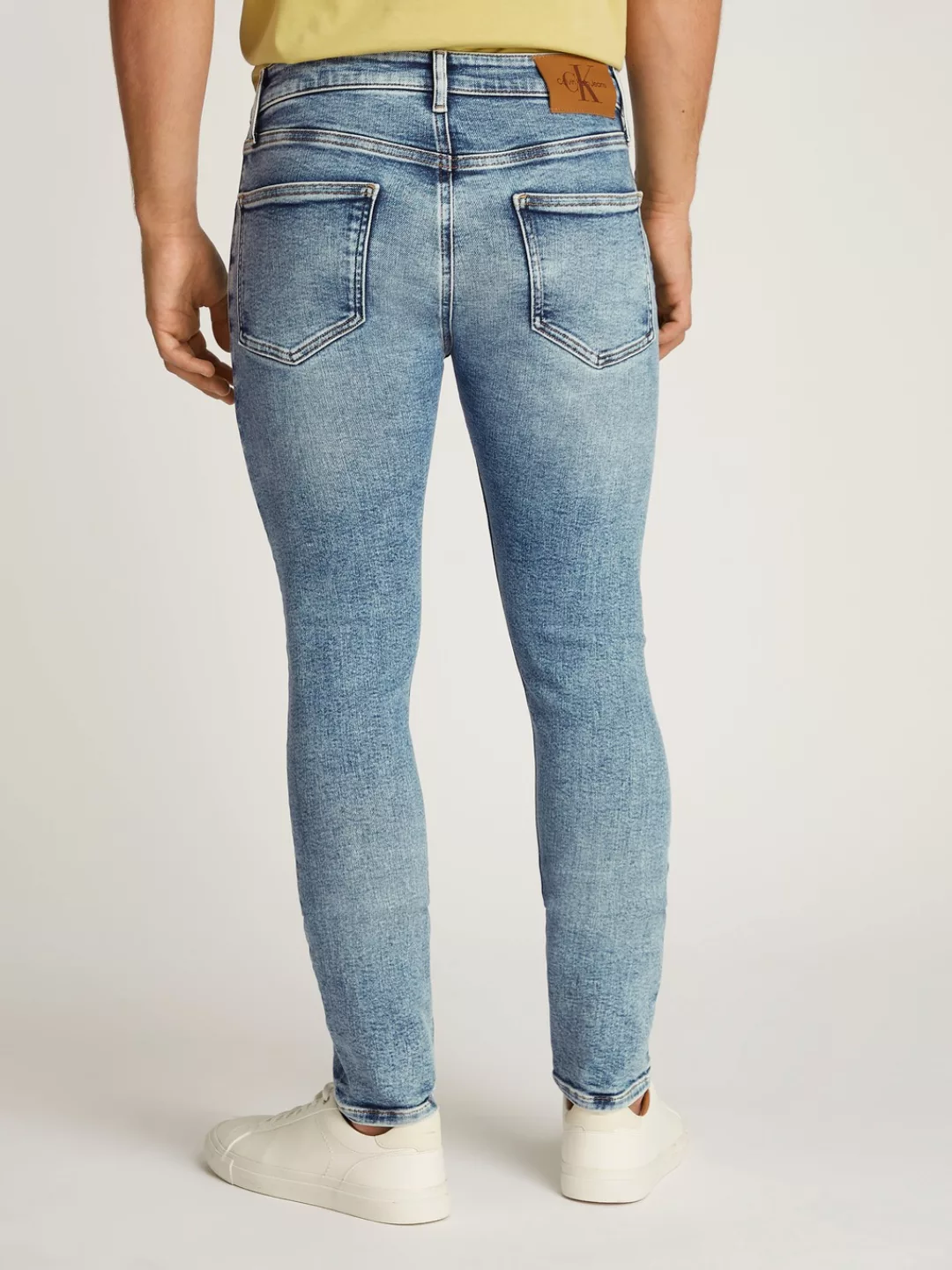 Calvin Klein Jeans Stretch-Jeans "SKINNY", Coinpocket, Logostickerei günstig online kaufen