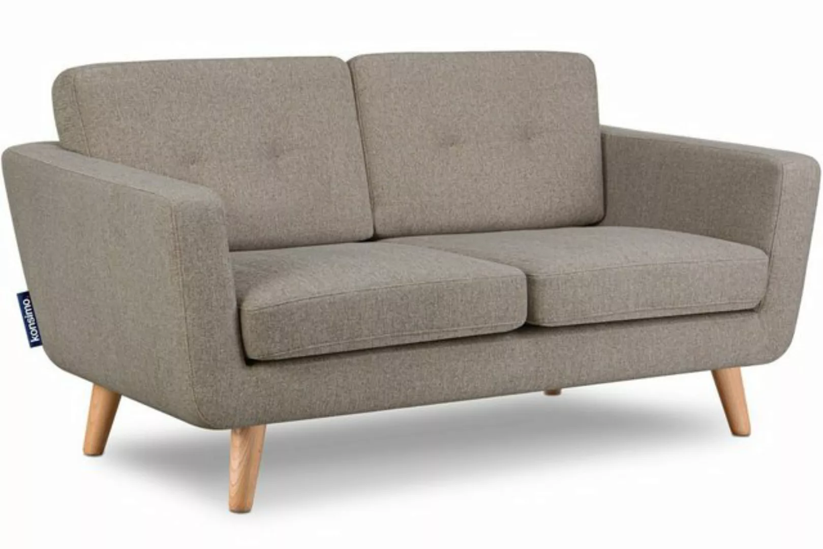 Konsimo 2-Sitzer TAGIO II Sofa 2 Personen, hergestellt in der EU, mit Stepp günstig online kaufen