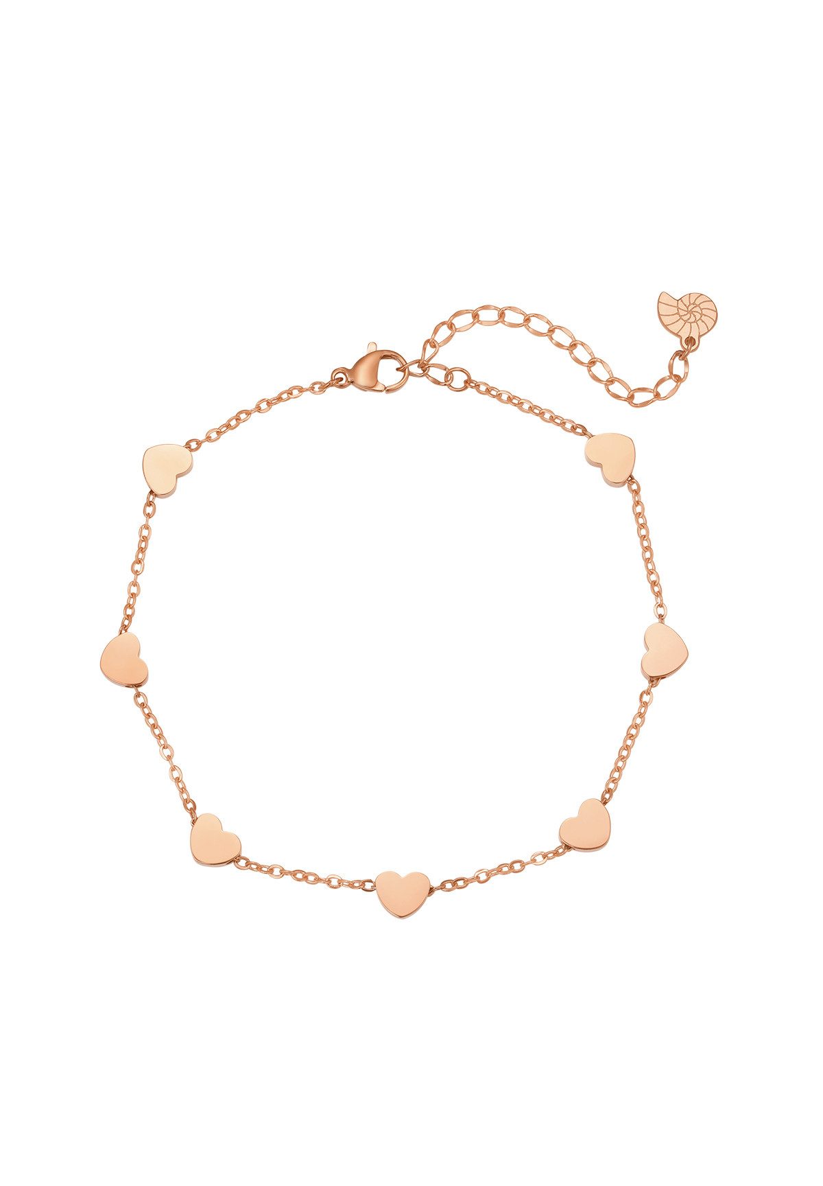 Hey Happiness Fußkette Herz Damen, vergoldet günstig online kaufen