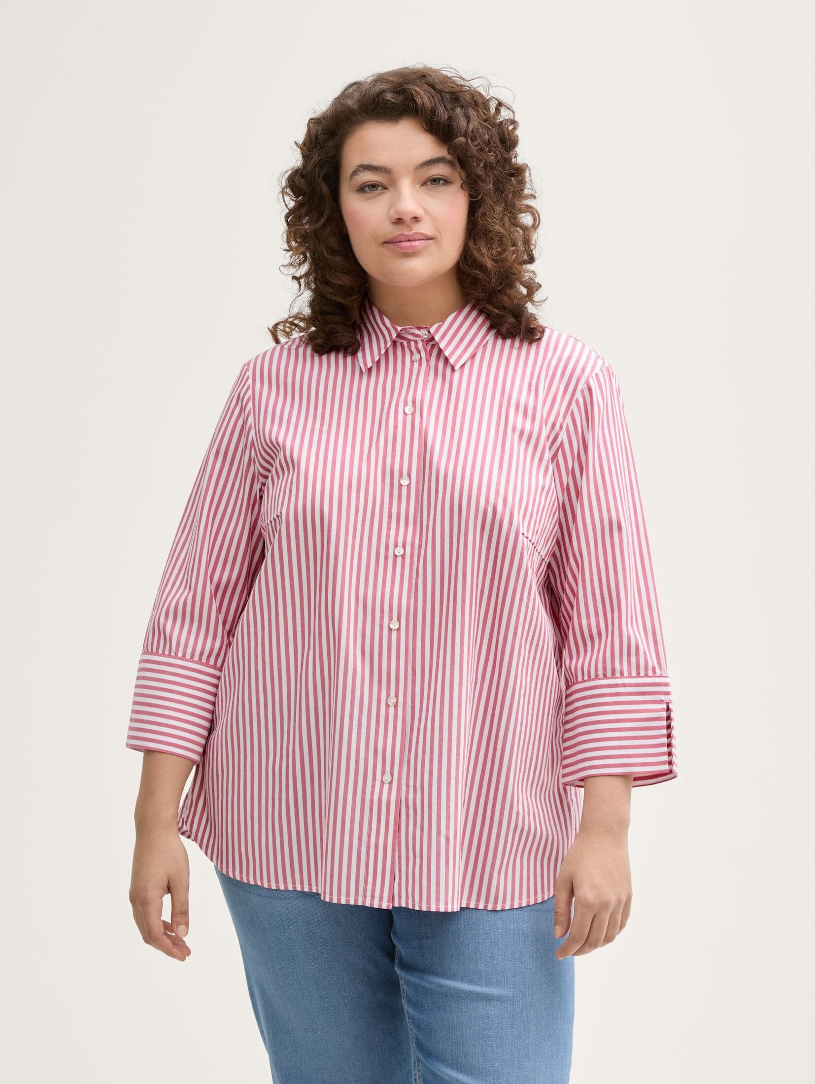 TOM TAILOR PLUS Langarmbluse Plus Size günstig online kaufen