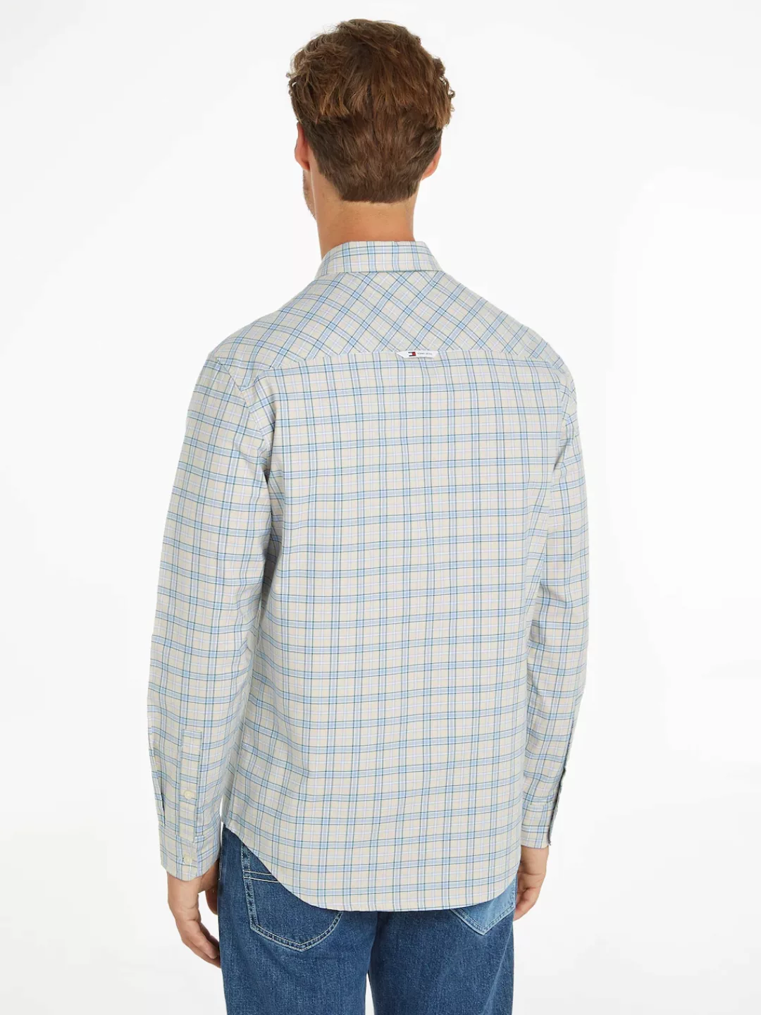 Tommy Jeans Langarmhemd TJM REG OXFORD CHECK SHIRT günstig online kaufen