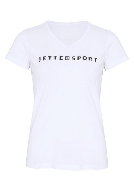 JETTE SPORT Print-Shirt mit Logo-Schriftzug günstig online kaufen