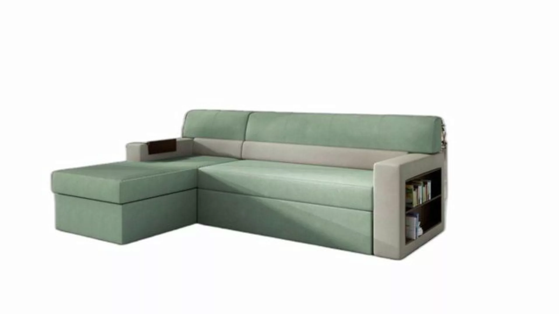 Xlmoebel Ecksofa Schlafsofa Sofa Couch Polster Wohnzimmer Couch Schlaffunkt günstig online kaufen