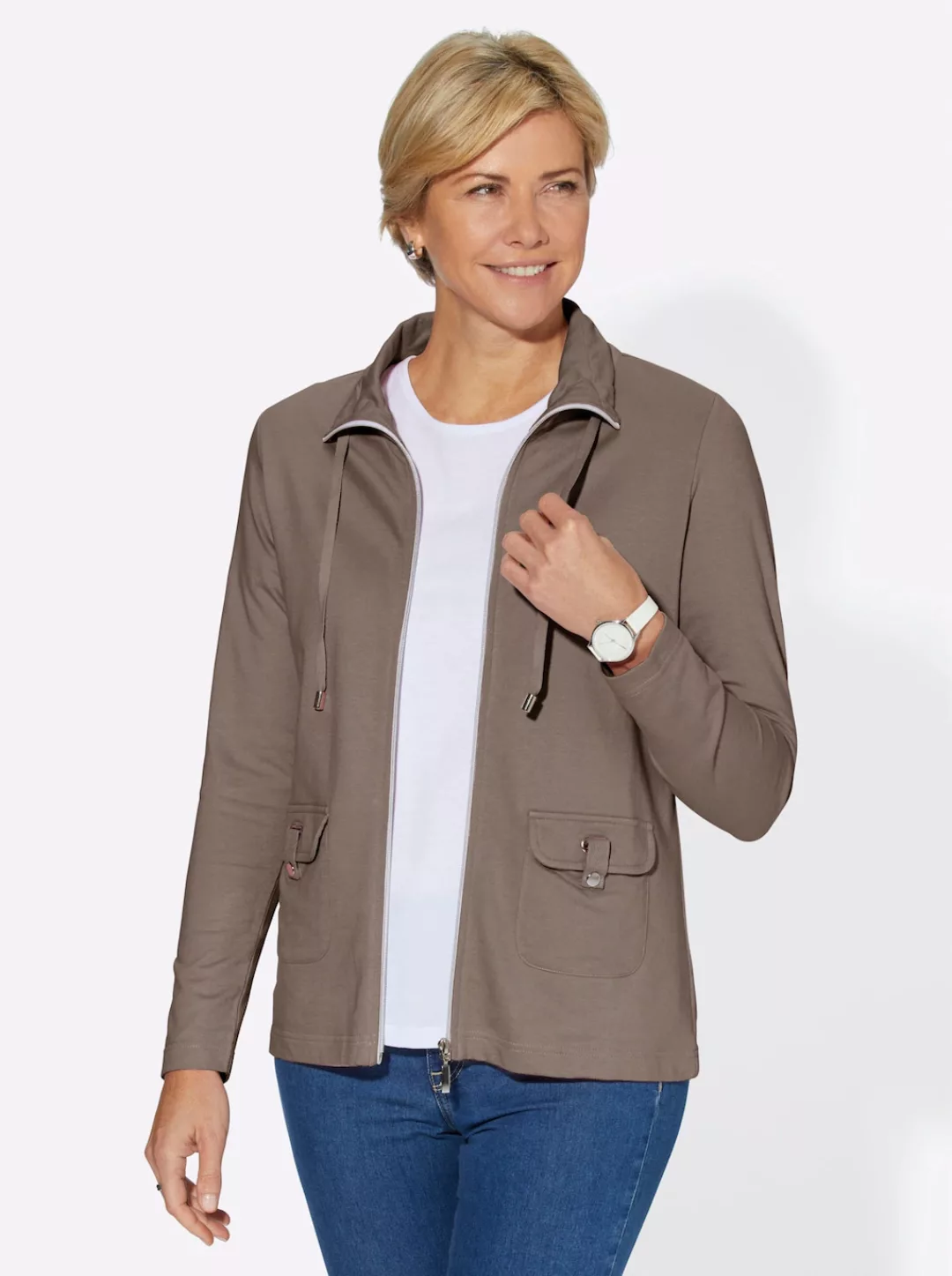 Casual Looks Shirtjacke "Shirtjacke", (1 tlg.) günstig online kaufen