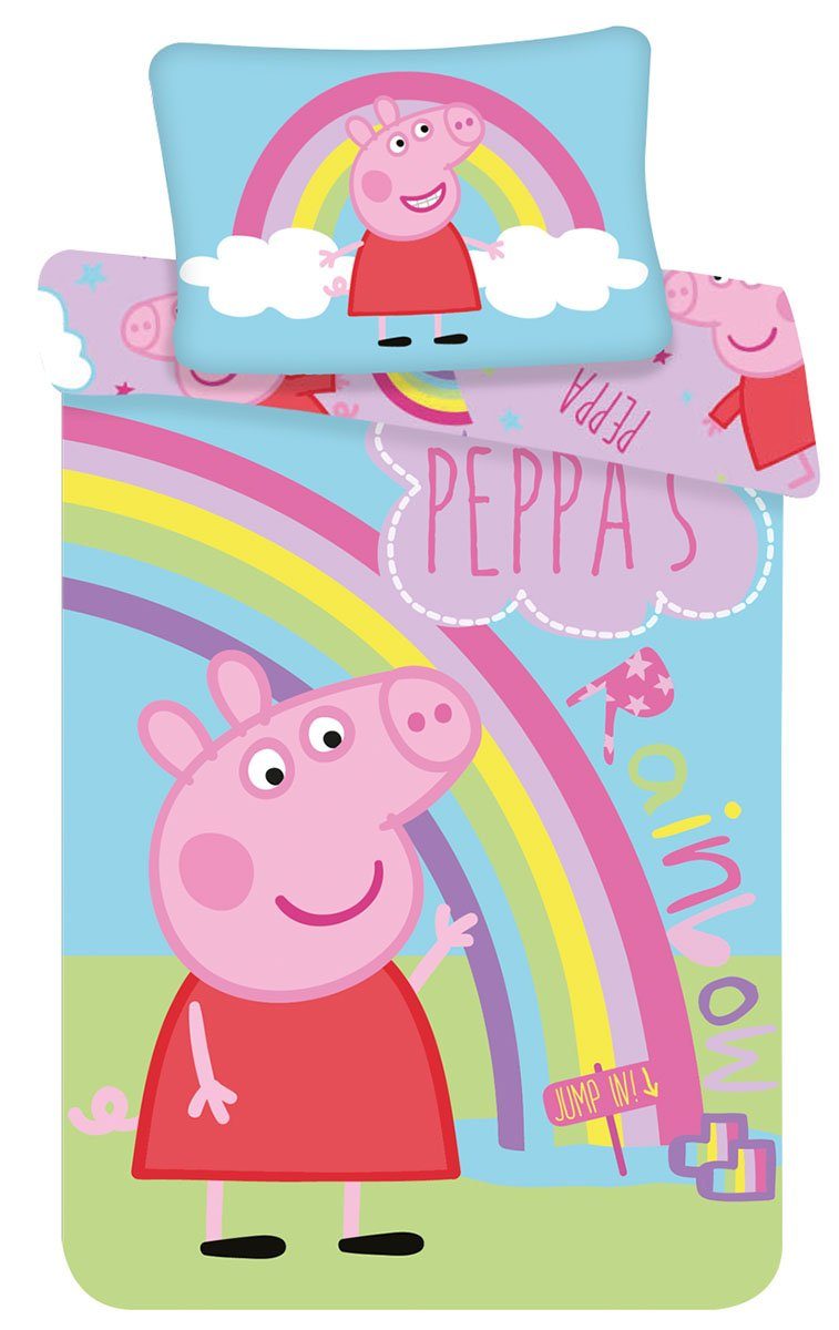 Peppa Pig Kinderbettwäsche Peppa Wutz Kinderbettwäsche günstig online kaufen