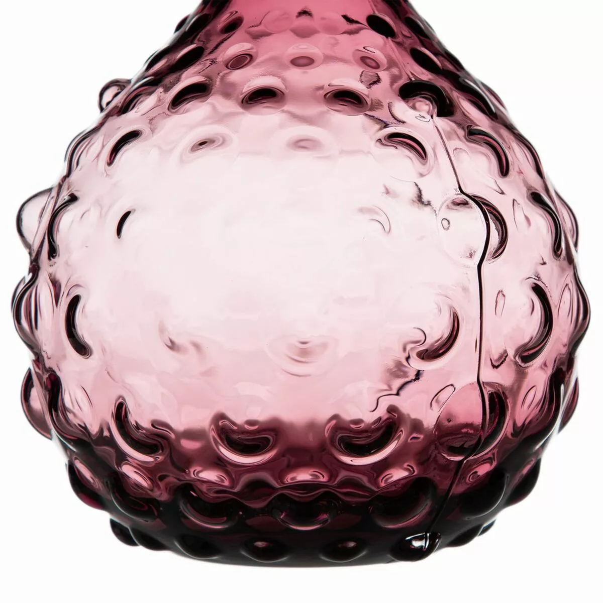 Vase Glas Violett 16 X 16 X 22 Cm günstig online kaufen