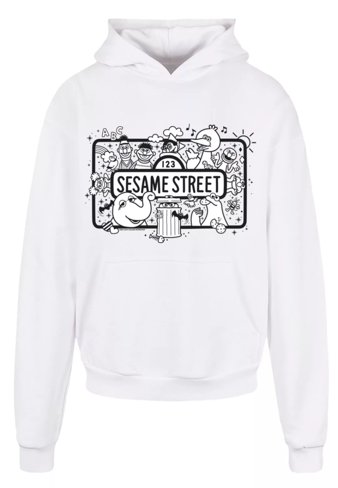 F4NT4STIC Kapuzenpullover "Sesamstraße Sesame Team", Premium Qualität, Weih günstig online kaufen