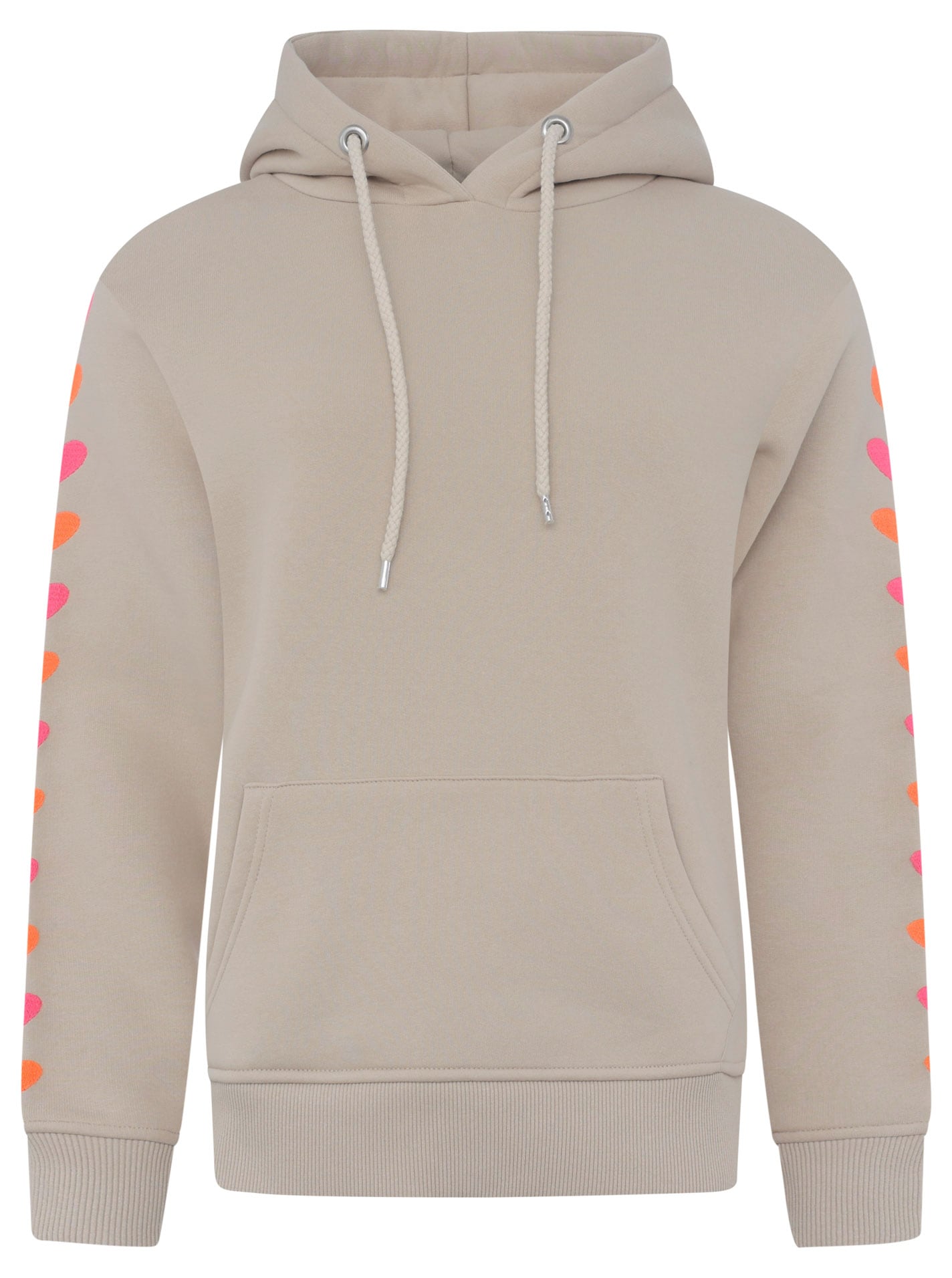 Zwillingsherz Hoodie Hoodie "Hearts & Love" mit gestickten Herzen am Arm un günstig online kaufen