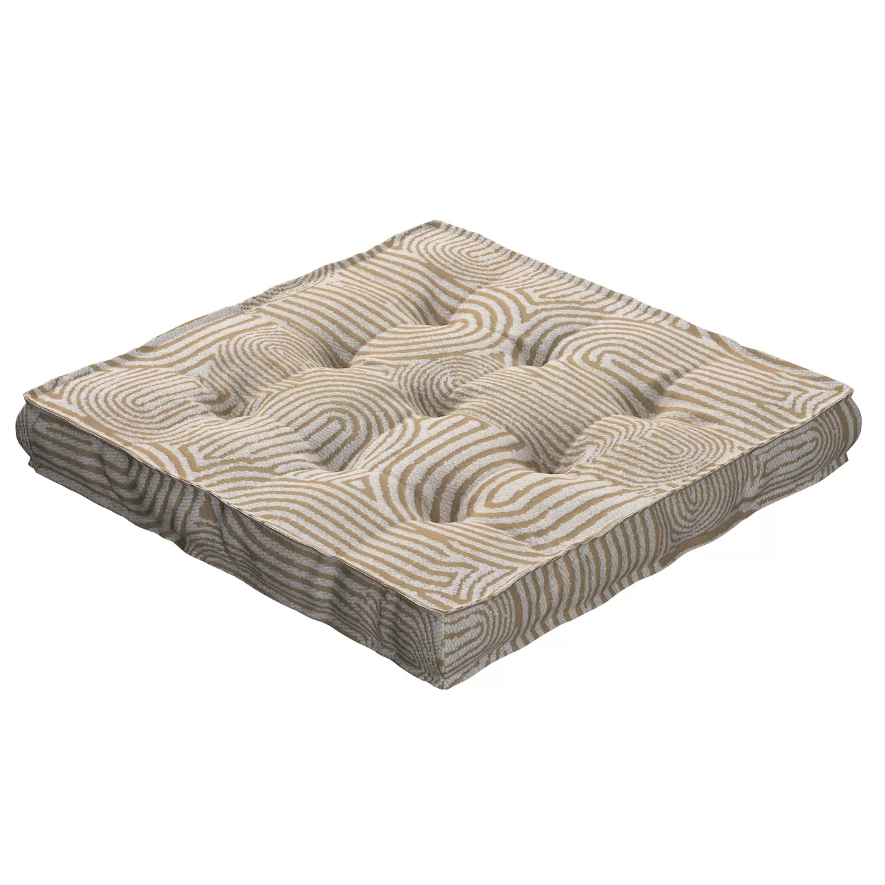 Sitzkissen Jacob mit Handgriff, beige-ecru, 50 x 50 x 10 cm, Cosy Home (144 günstig online kaufen