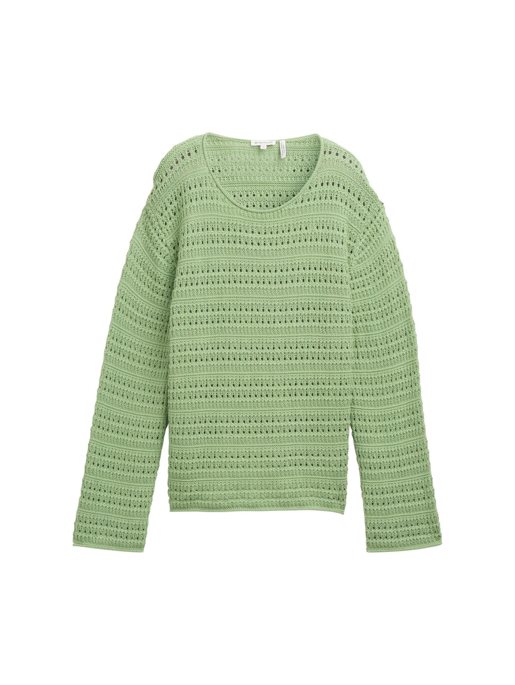 TOM TAILOR Strickpullover Strickpullover aus Bio-Baumwolle günstig online kaufen