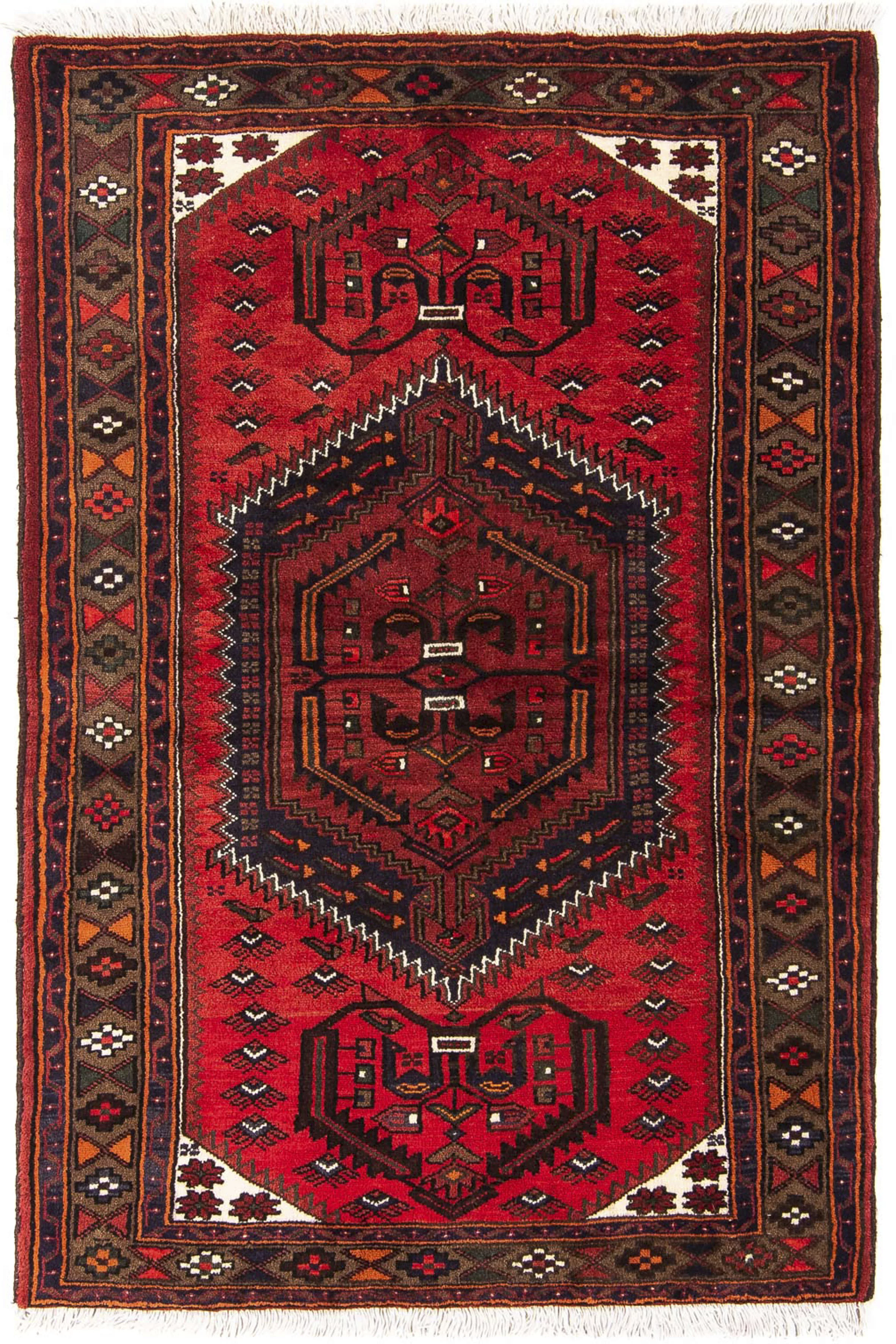 morgenland Orientteppich »Perser - Nomadic - 157 x 101 cm - dunkelrot«, rec günstig online kaufen