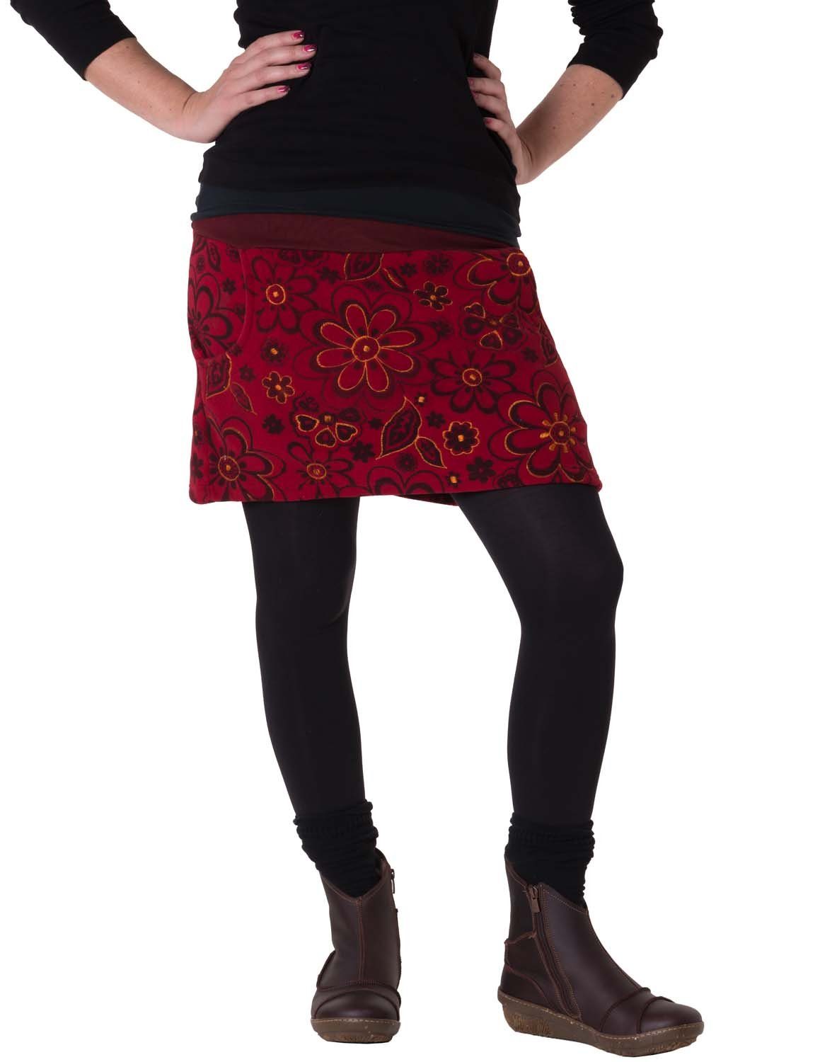 Vishes A-Linien-Rock Vishes Warmer Fleece Rock günstig online kaufen
