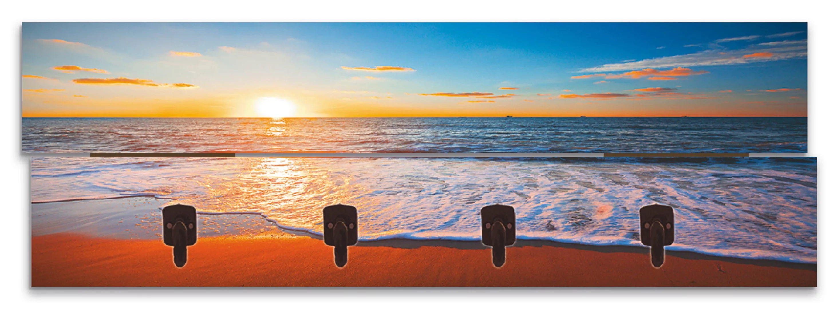 Artland Garderobenleiste "Sonnenuntergang und das Meer", teilmontiert günstig online kaufen