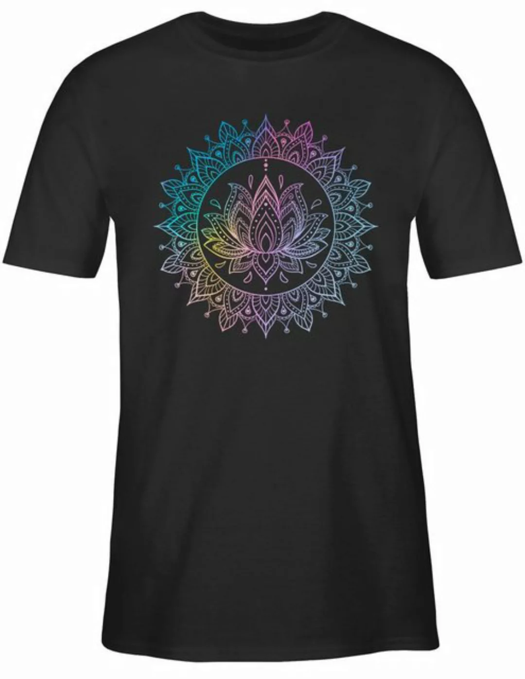 Shirtracer T-Shirt Lotusblume Spirituelle Meditation Mandala Pilates Lotus günstig online kaufen