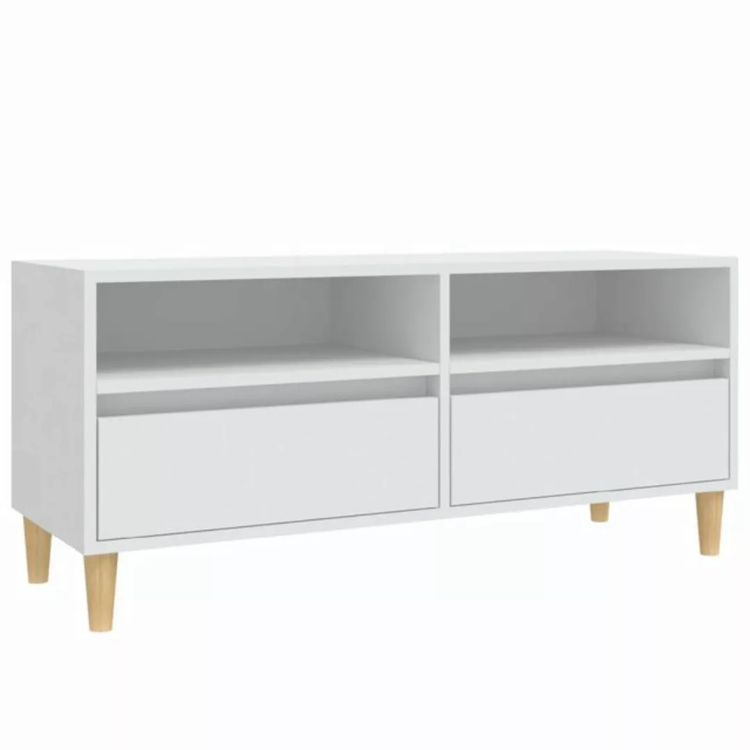 Vidaxl Tv-schrank Weiß 100x34,5x44,5 Cm Holzwerkstoff günstig online kaufen