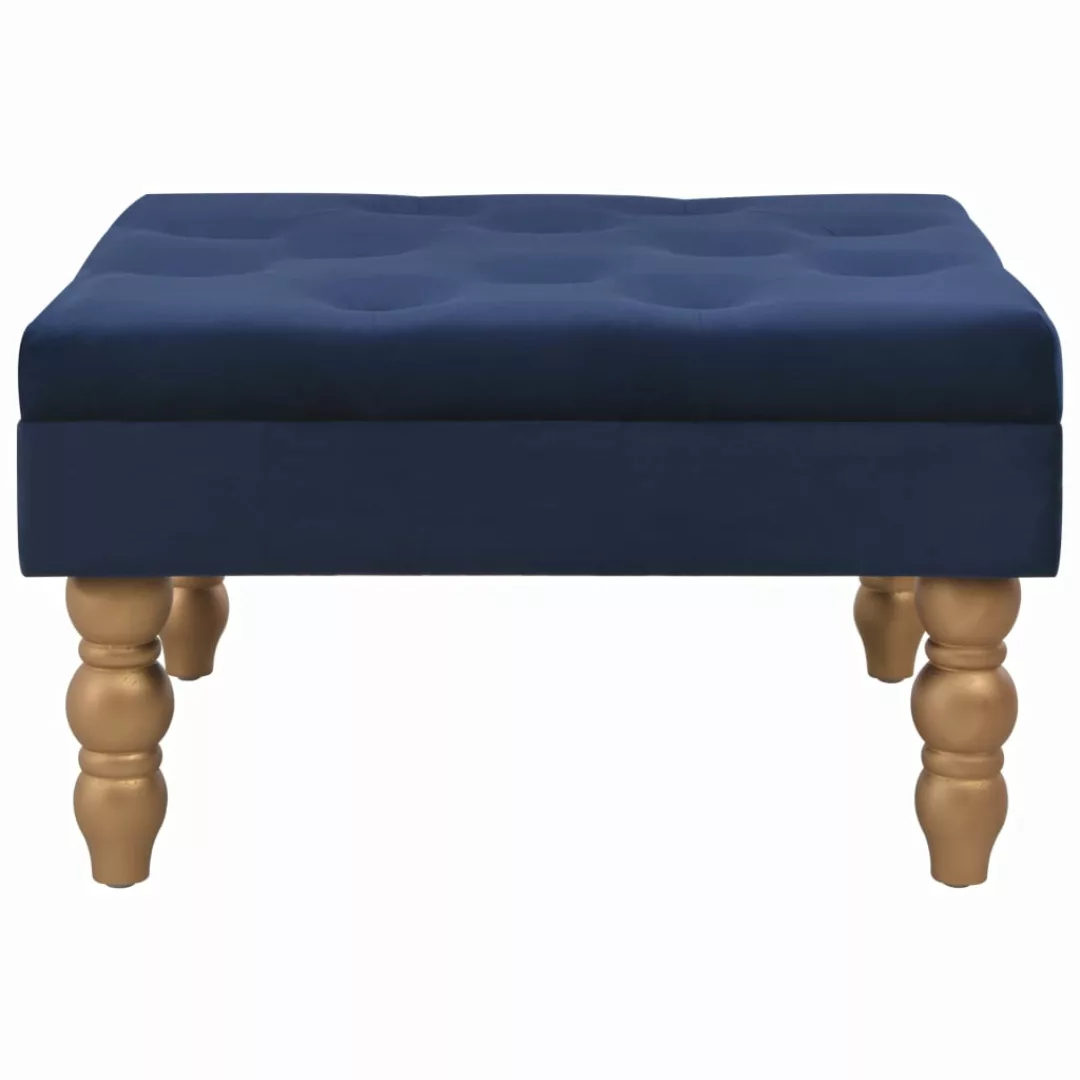 Hocker Marineblau 60x60x36 Cm Samt günstig online kaufen