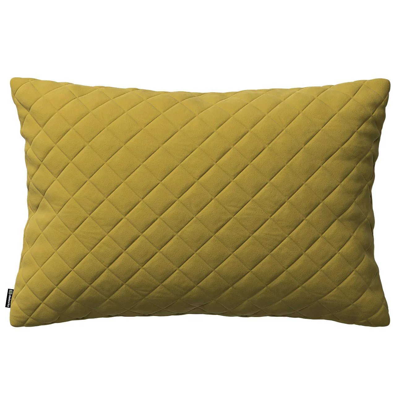 Kissenhülle Kinga gesteppt 60x40cm, olivegrün, 60 x 40 cm, Velvet (704-27) günstig online kaufen