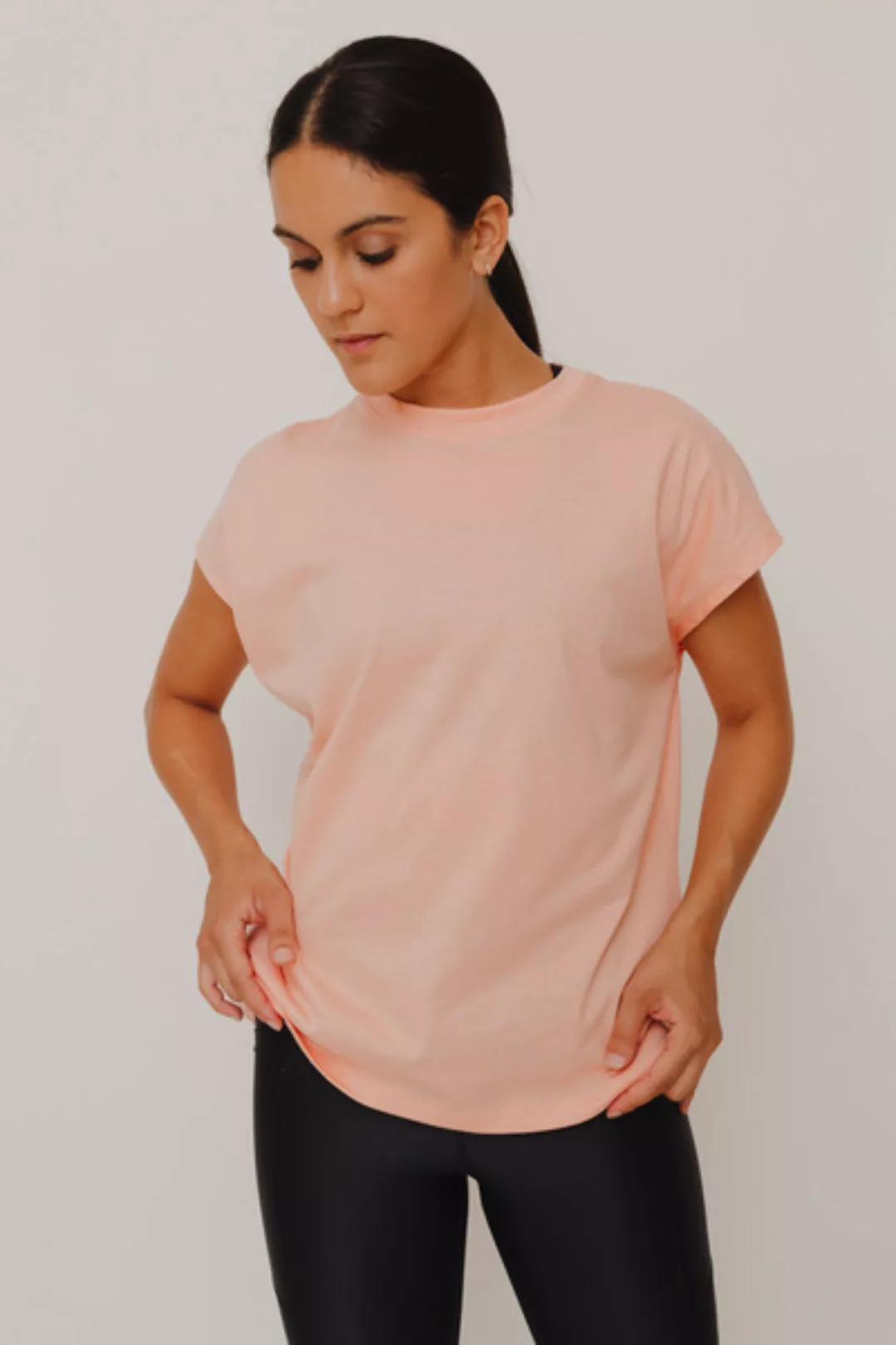 Damen T-shirt Aus Bio-baumwolle „Natural Me“ Besonnen Mindful Yoga Fashion günstig online kaufen